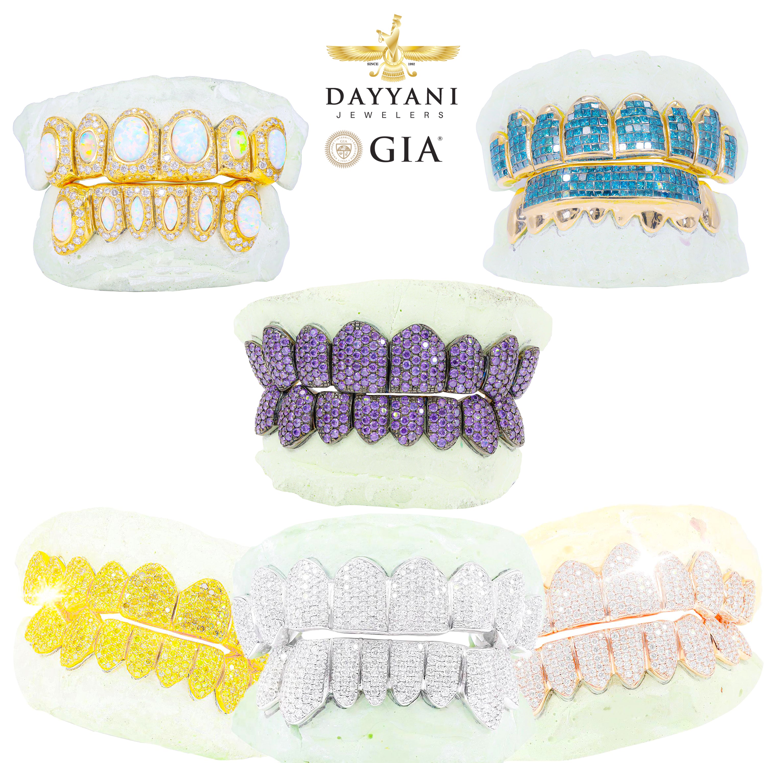 Dayyani Jewelers Natural Diamond Grillz