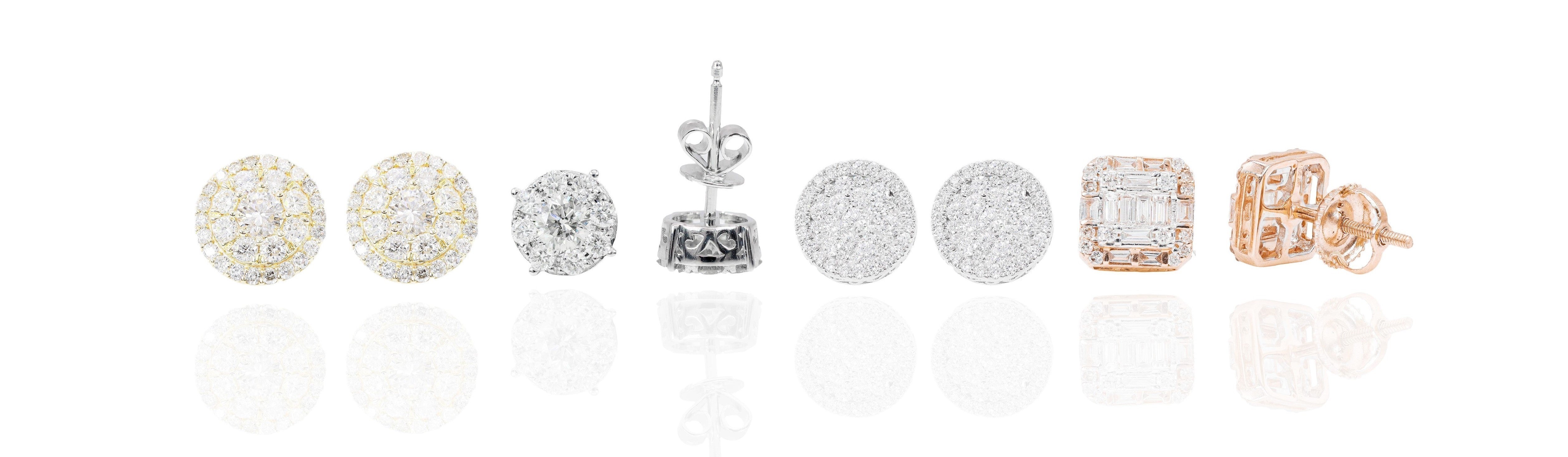 Natural Diamond Earrings