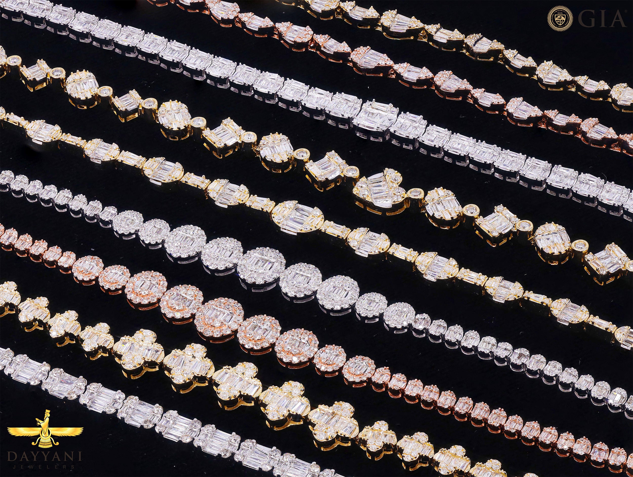 Natural Diamond Bracelets