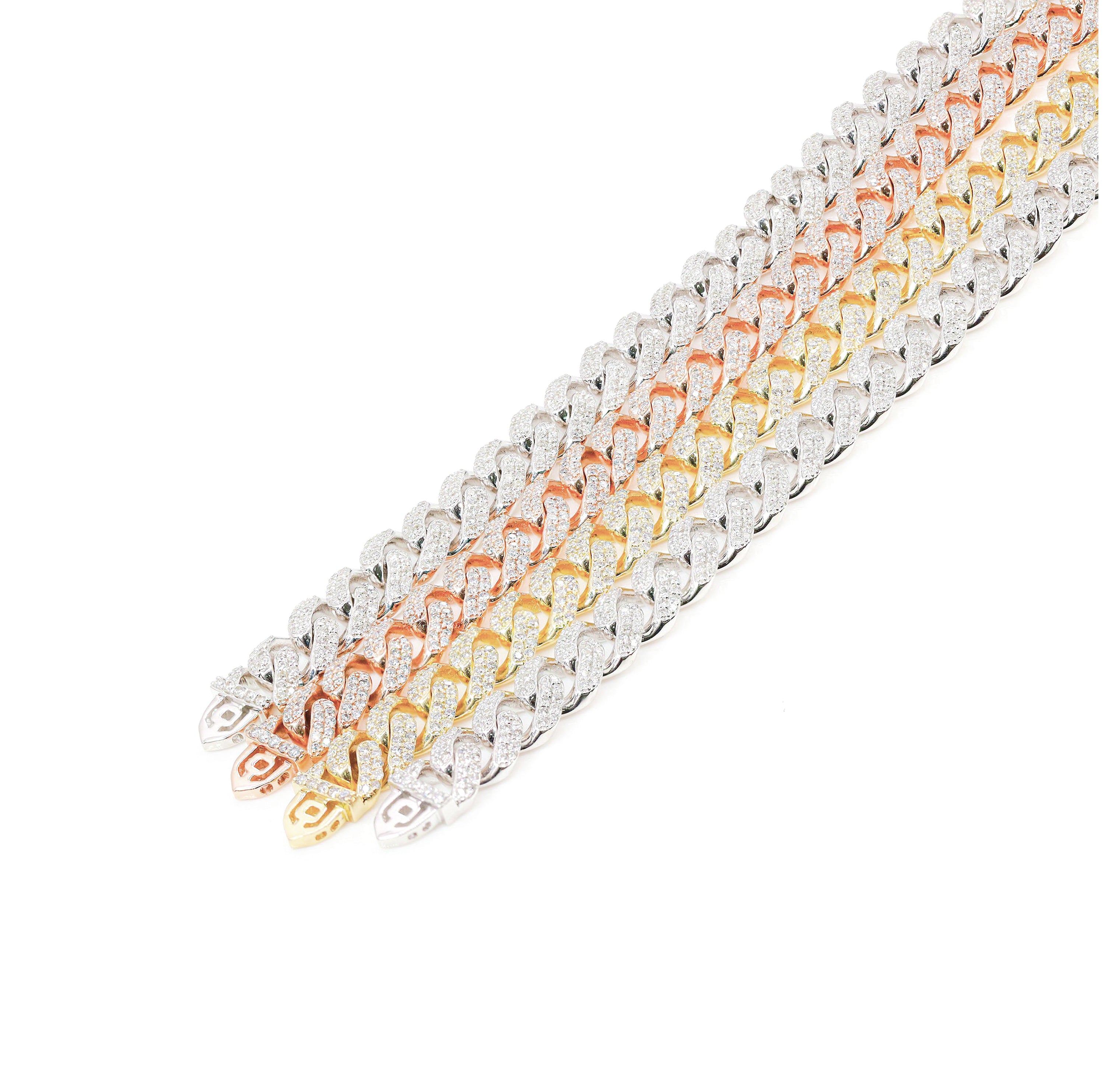 8.5mm Diamond Miami Cuban Link Bracelet
