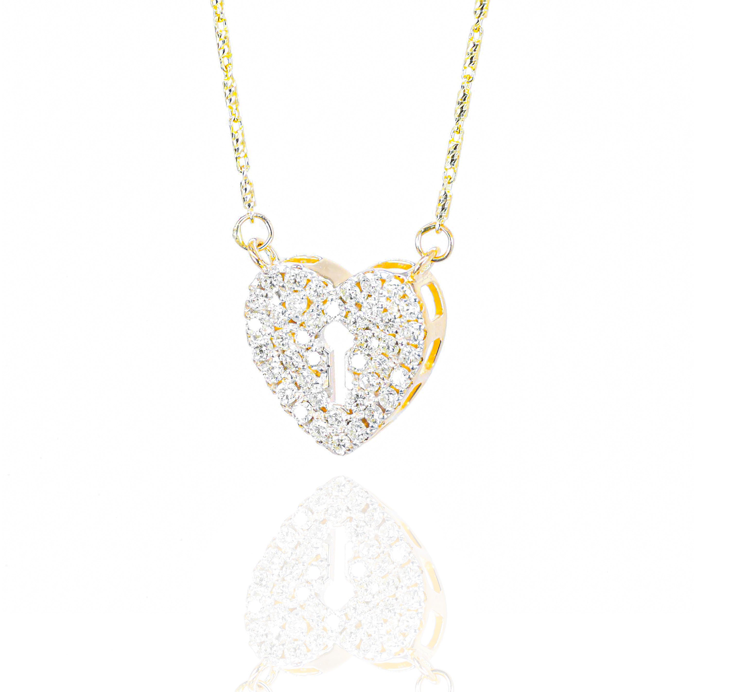 Key to My Heart Diamond Pendant