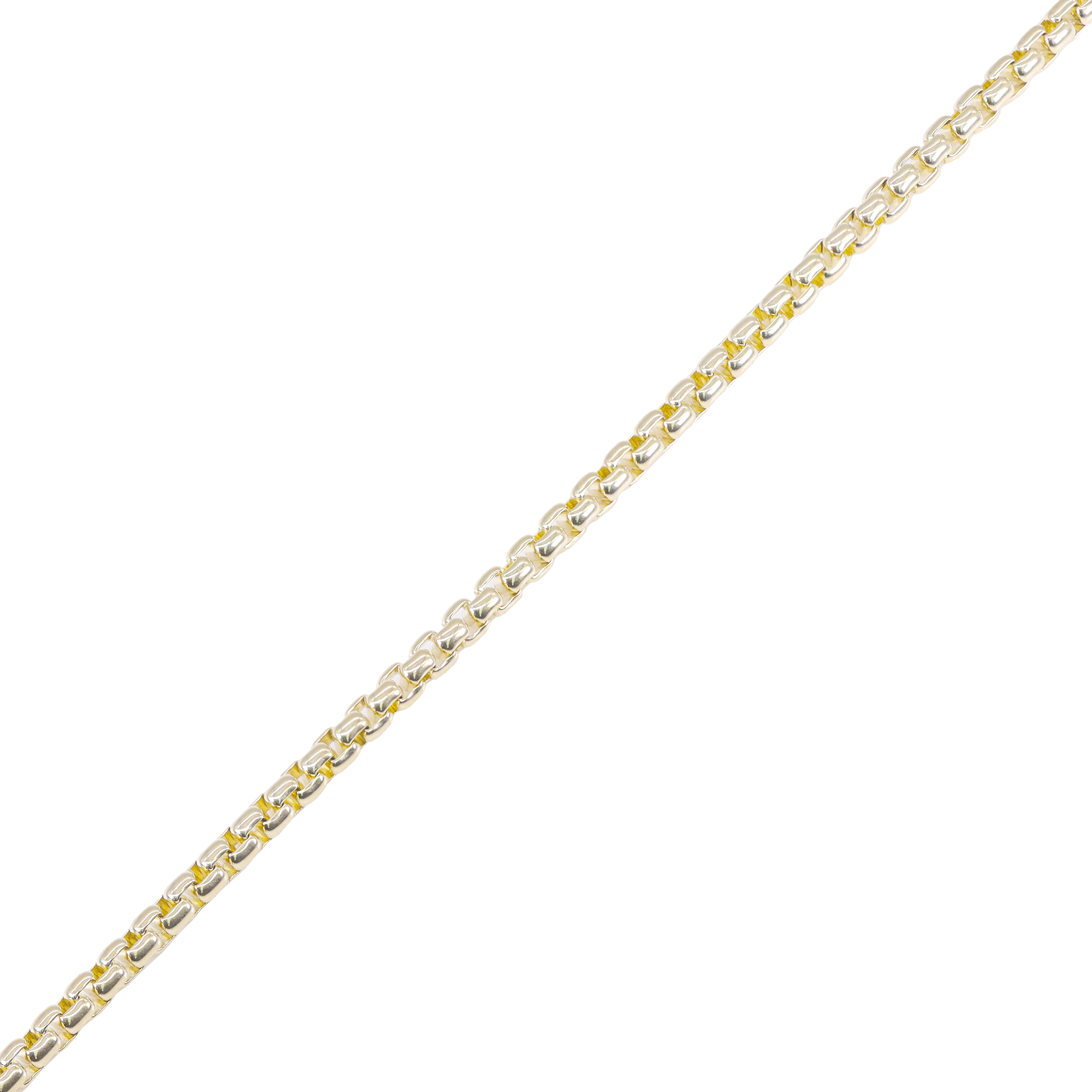 14KT Yellow Gold Rounded Box Gold Chain