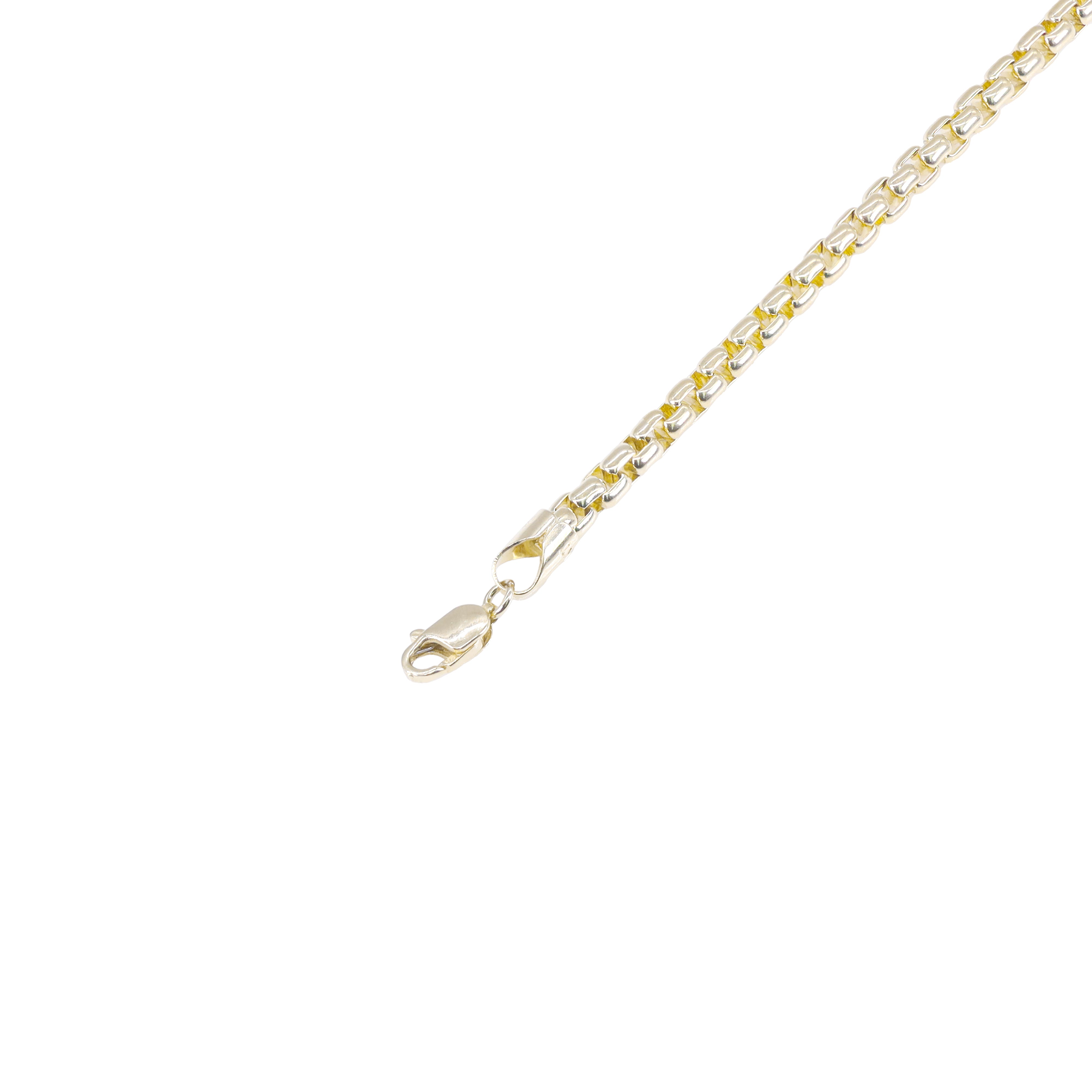 14KT Yellow Gold Rounded Box Gold Chain