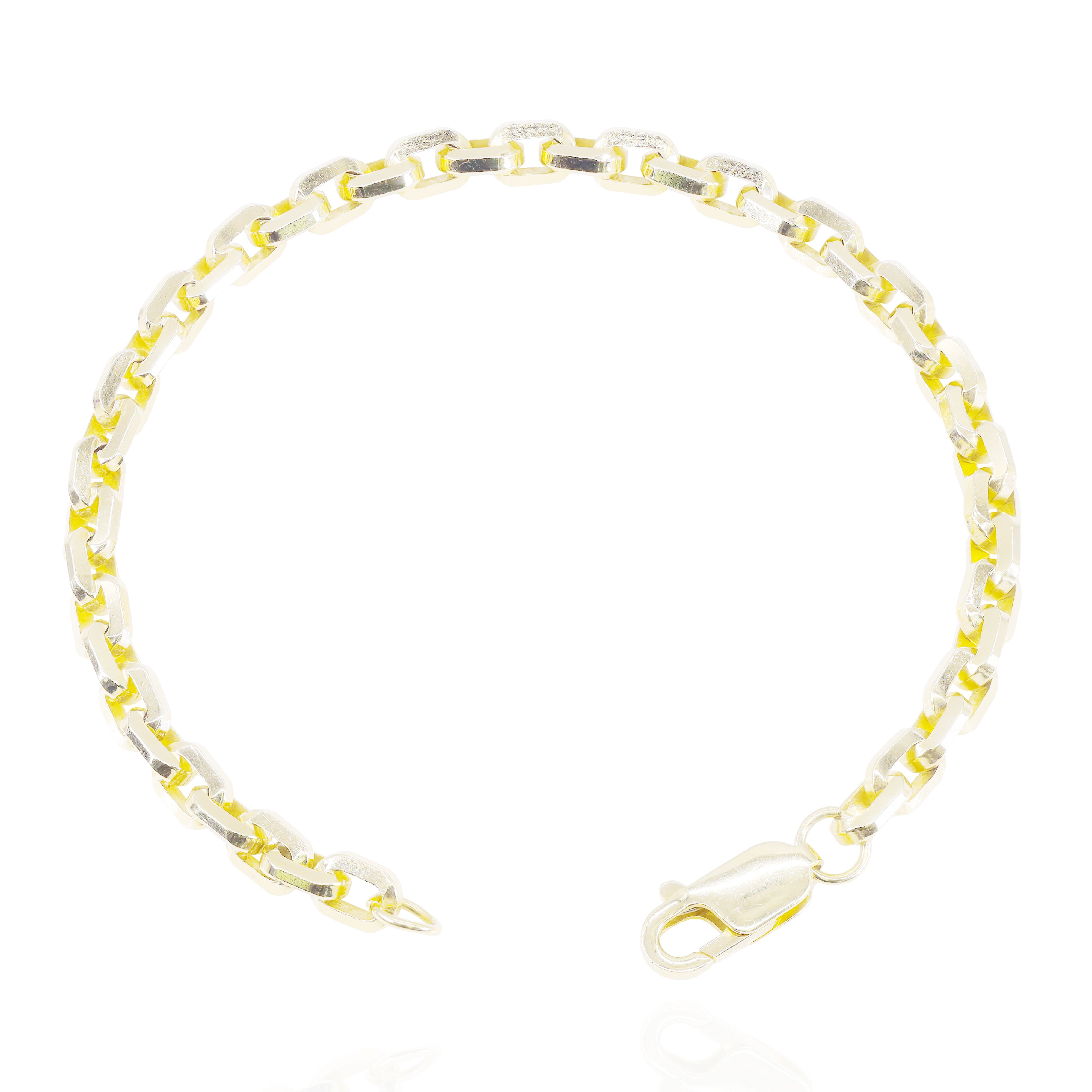10KT Solid Hermes Link Yellow Gold Bracelet