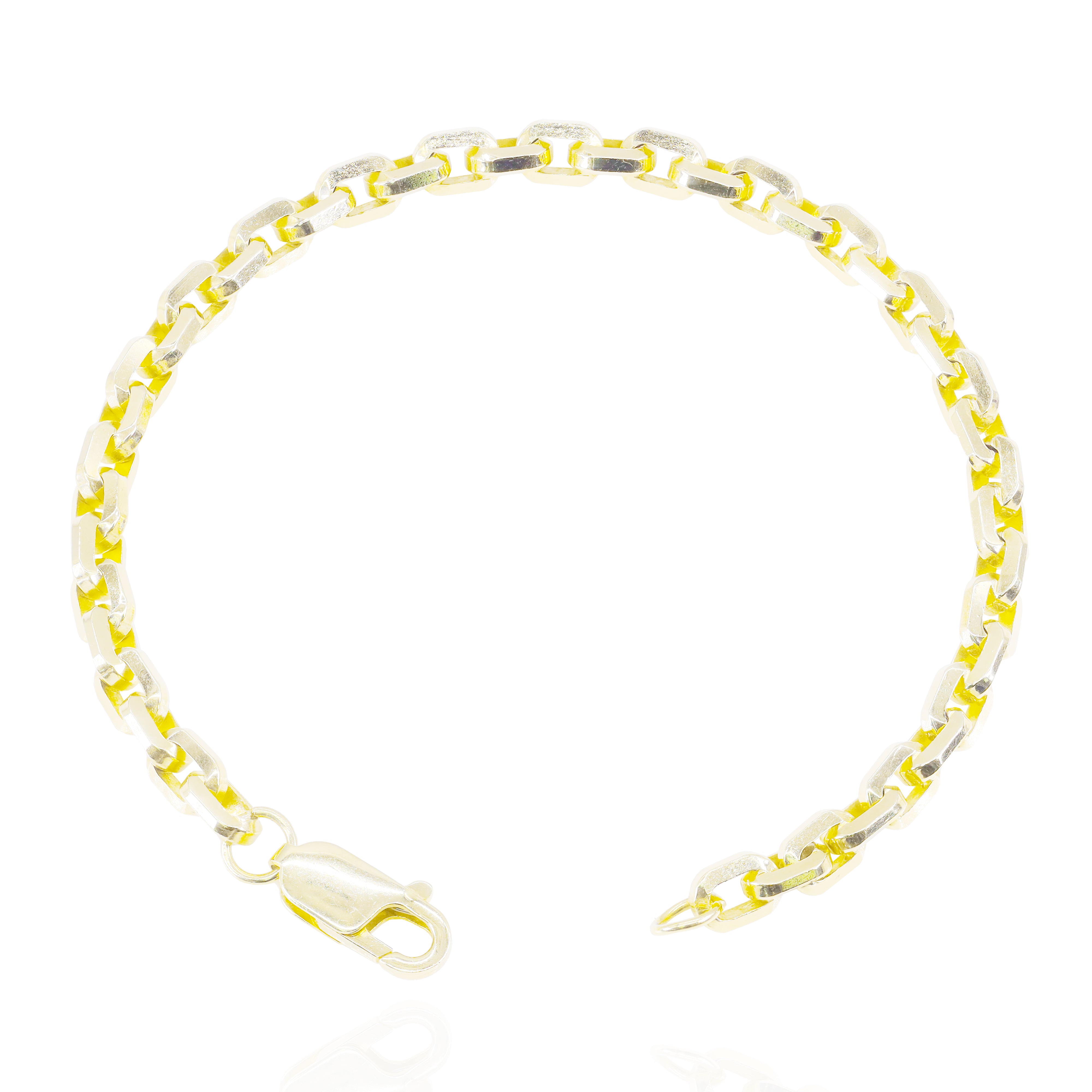 14KT Solid Hermes Link Yellow Gold Bracelet
