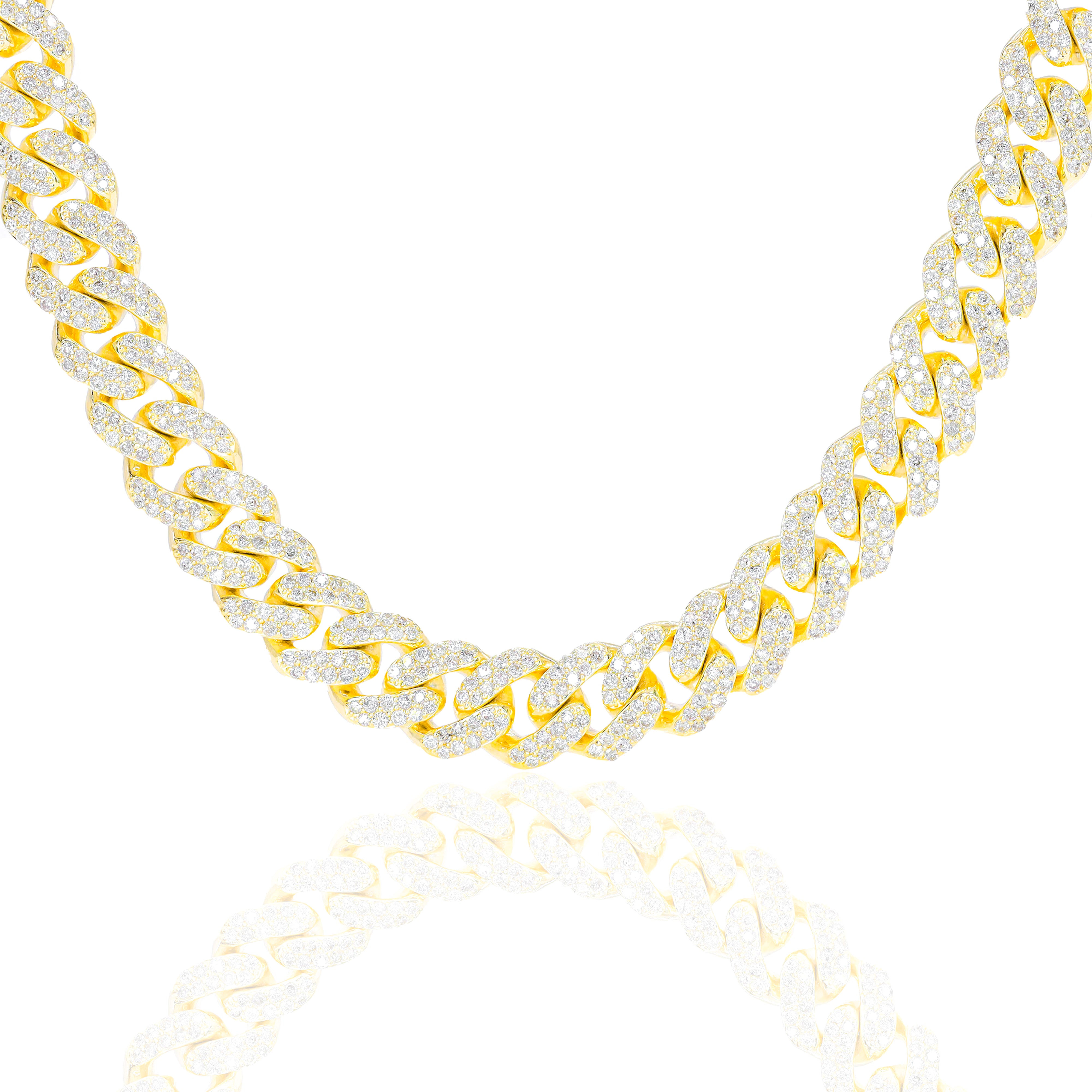 8.5mm Diamond Miami Cuban Link Chain