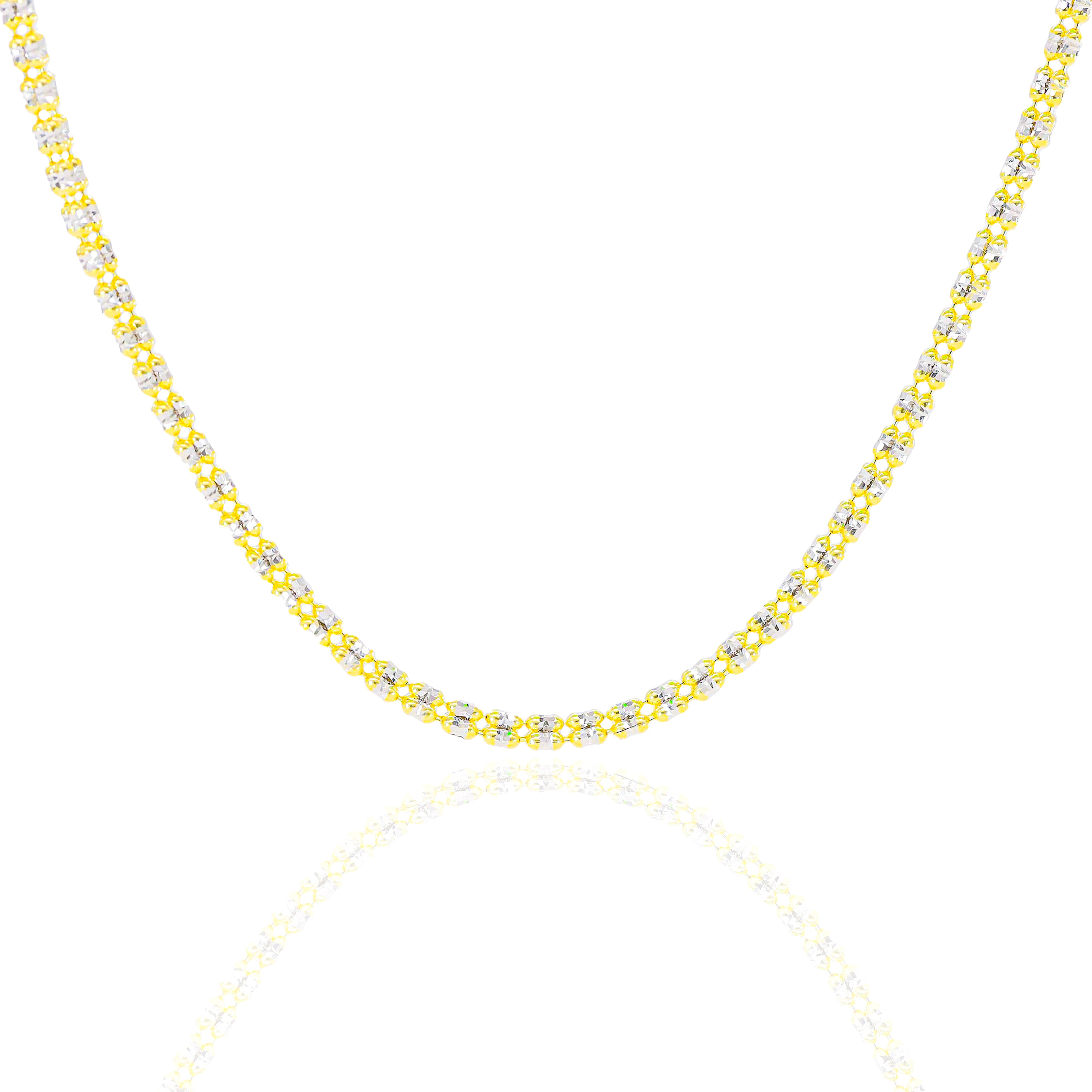 10KT Two-Tone Yellow Gold ICE Gold Chain