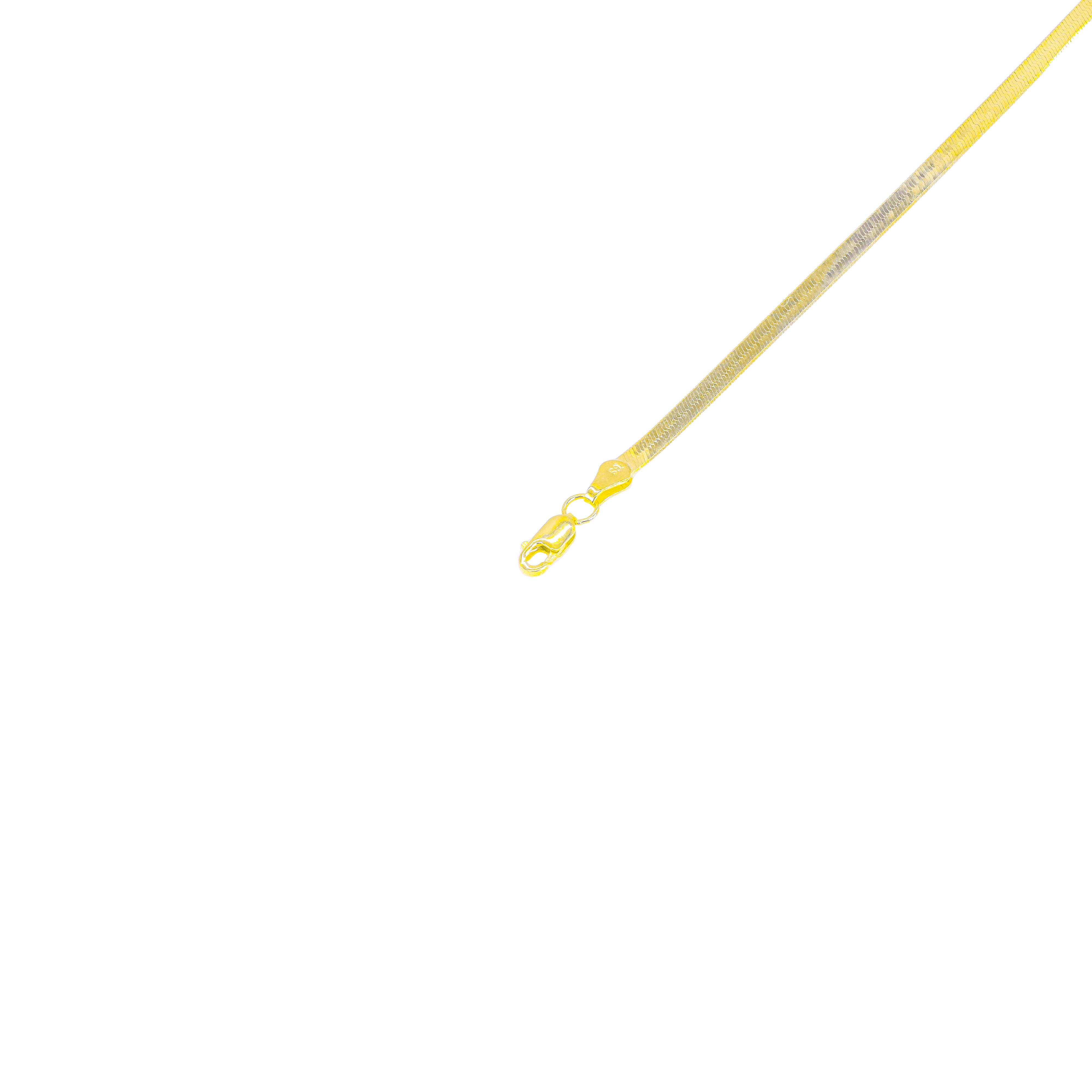 14KT Yellow Gold Herringbone Style Chain