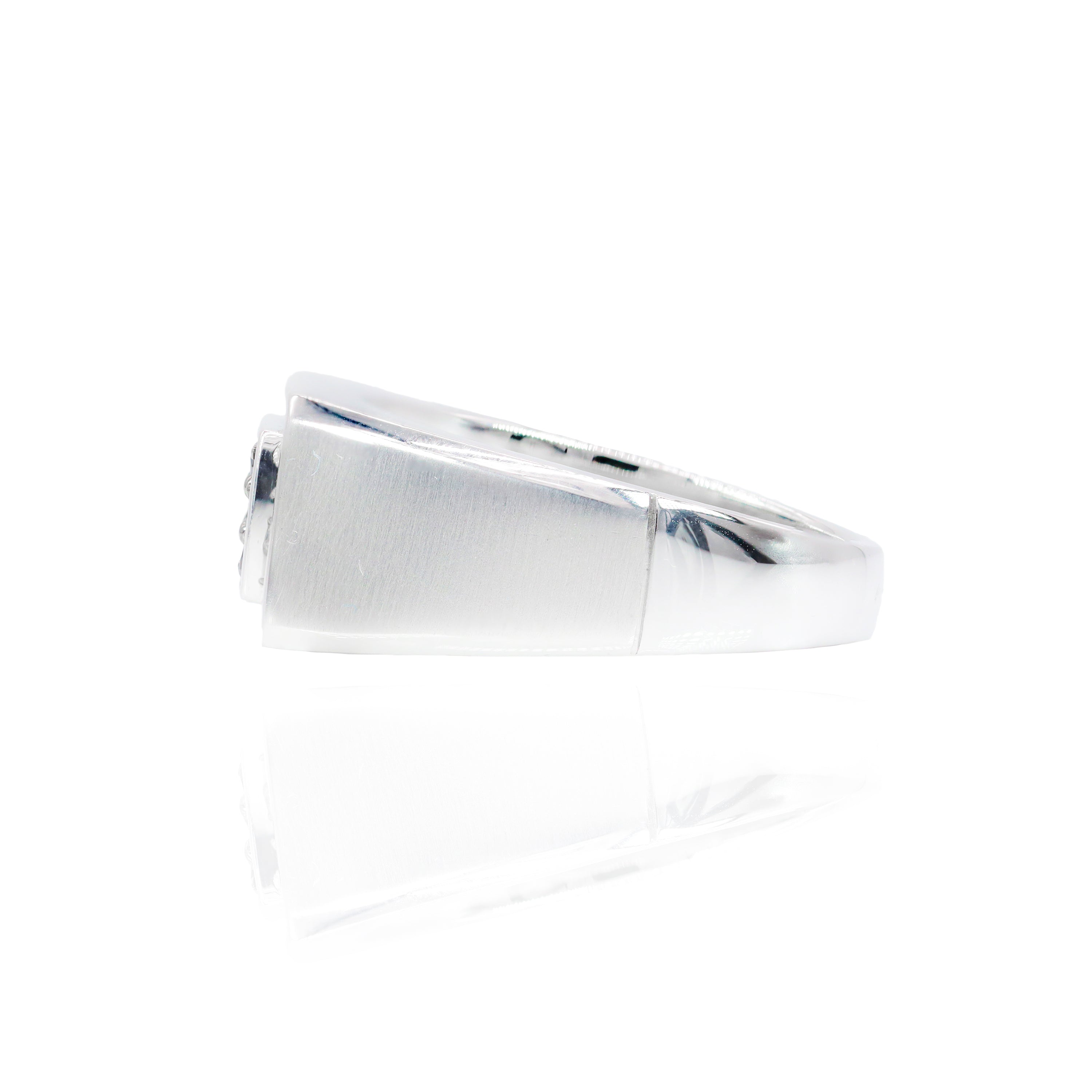 Black & White Diamond Ring Band