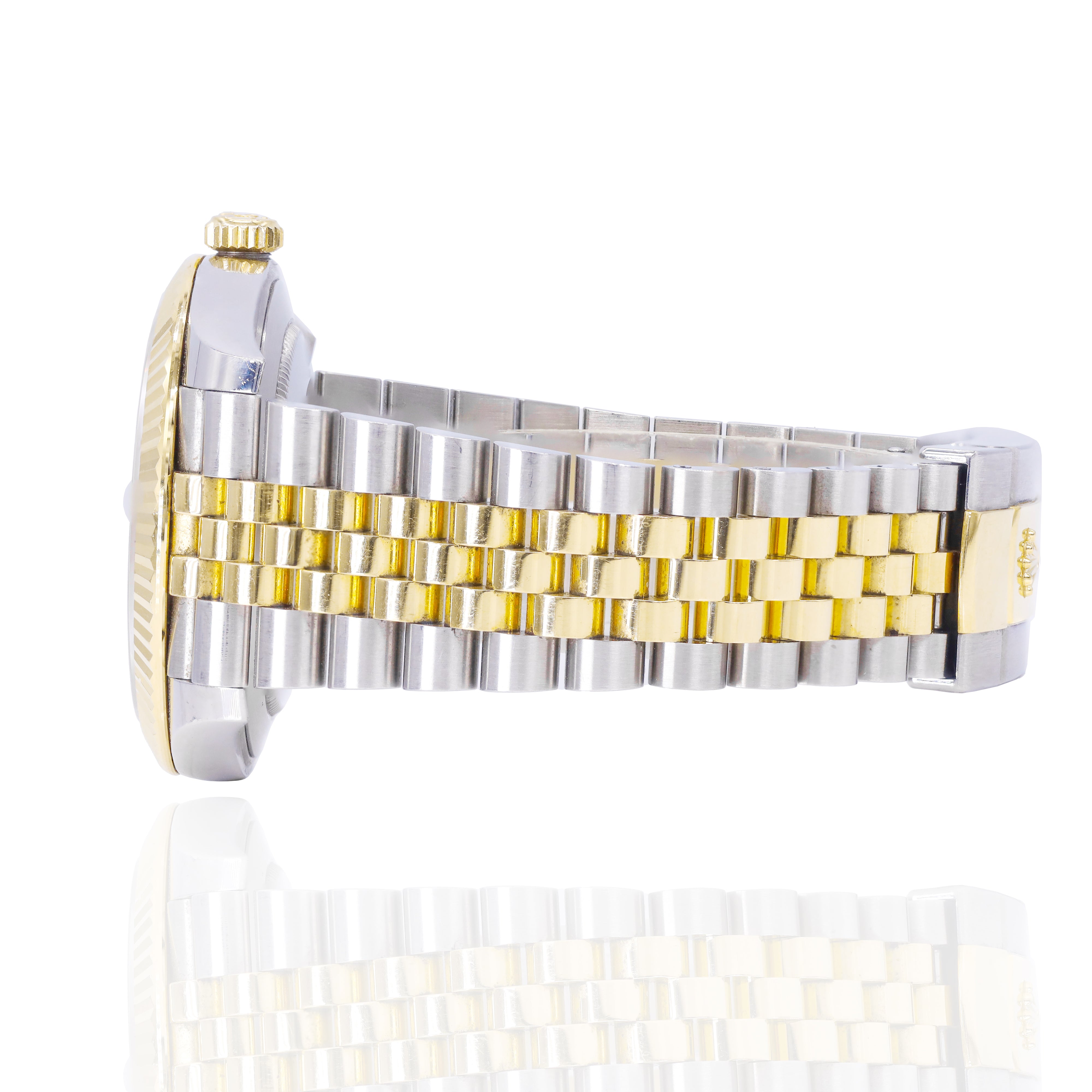 Rolex 126333 Datejust 41mm Jubilee Two-Tone 18K Gold Fluted Bezel & Black Marker Dial