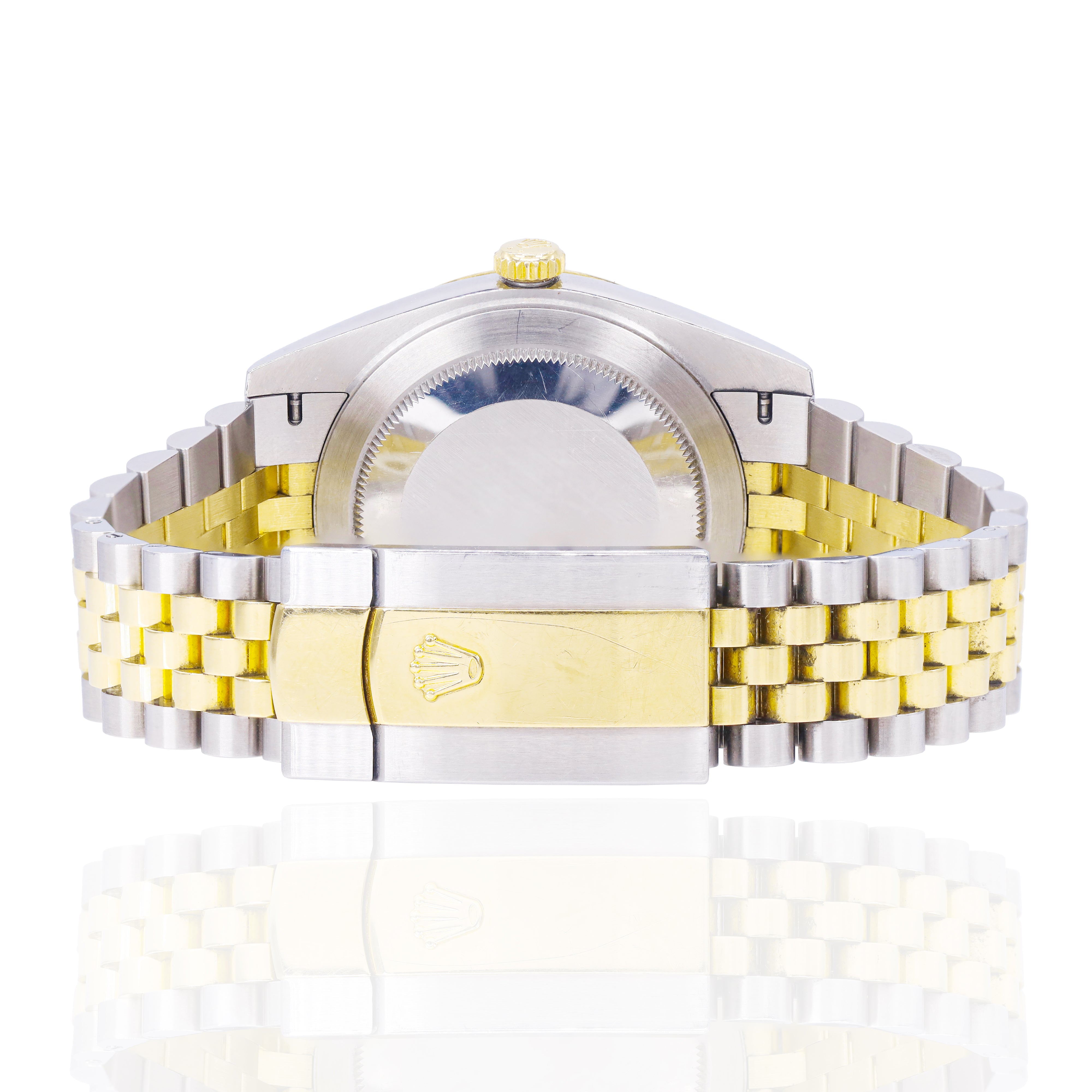 Rolex 126333 Datejust 41mm Jubilee Two-Tone 18K Gold Fluted Bezel & Black Marker Dial