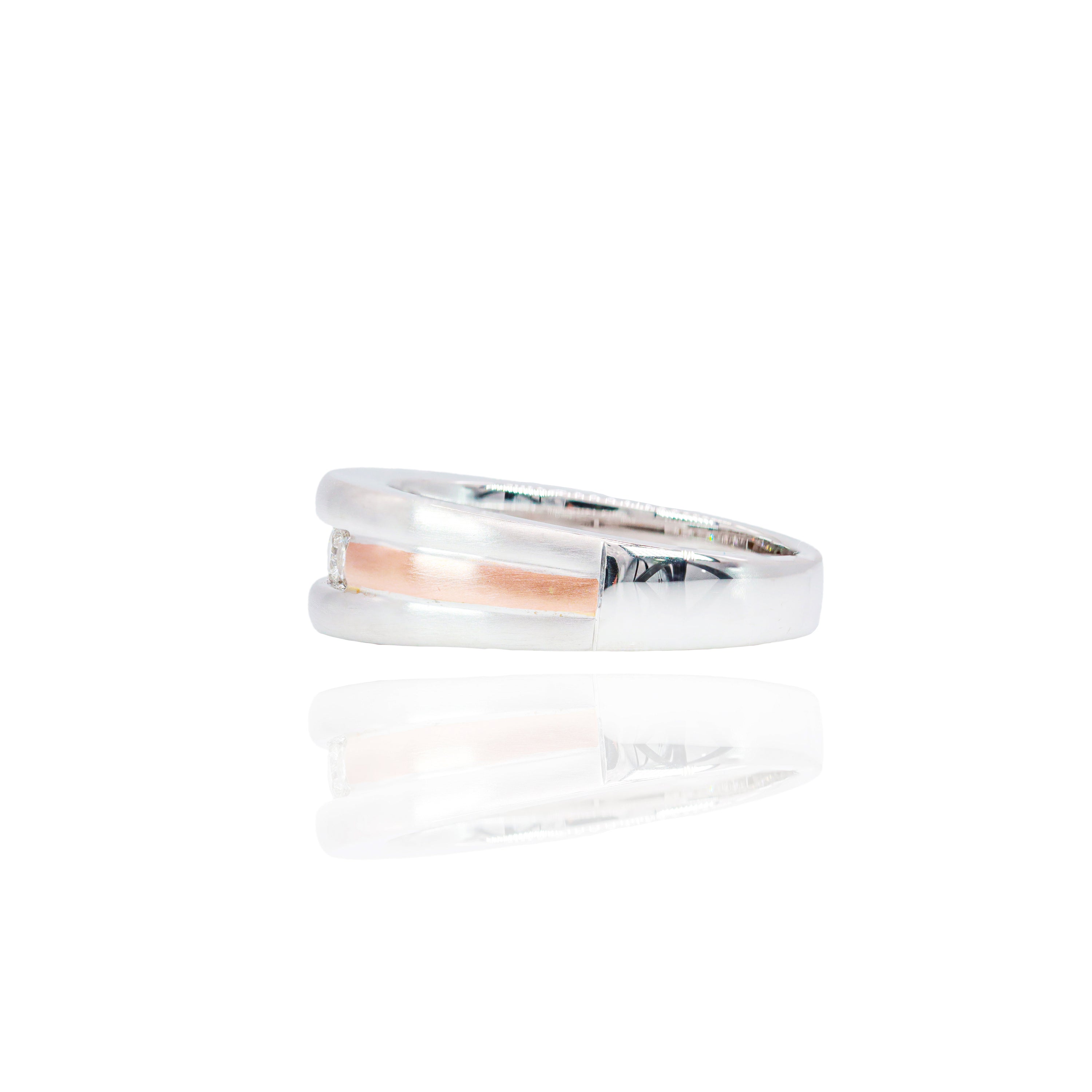 5 Sectional Baguette Diamond Ring