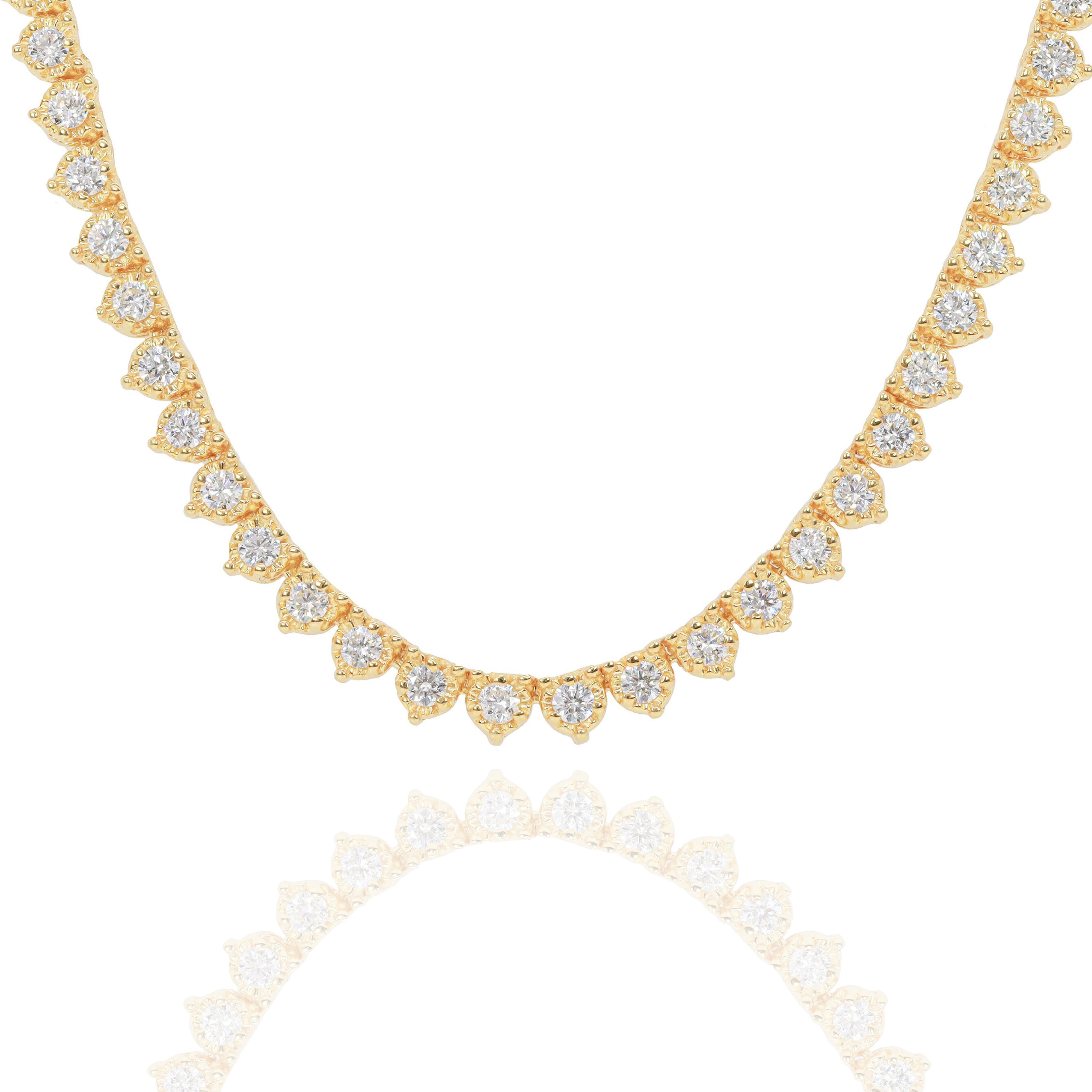 7-Pointer Diamond Tennis Chain