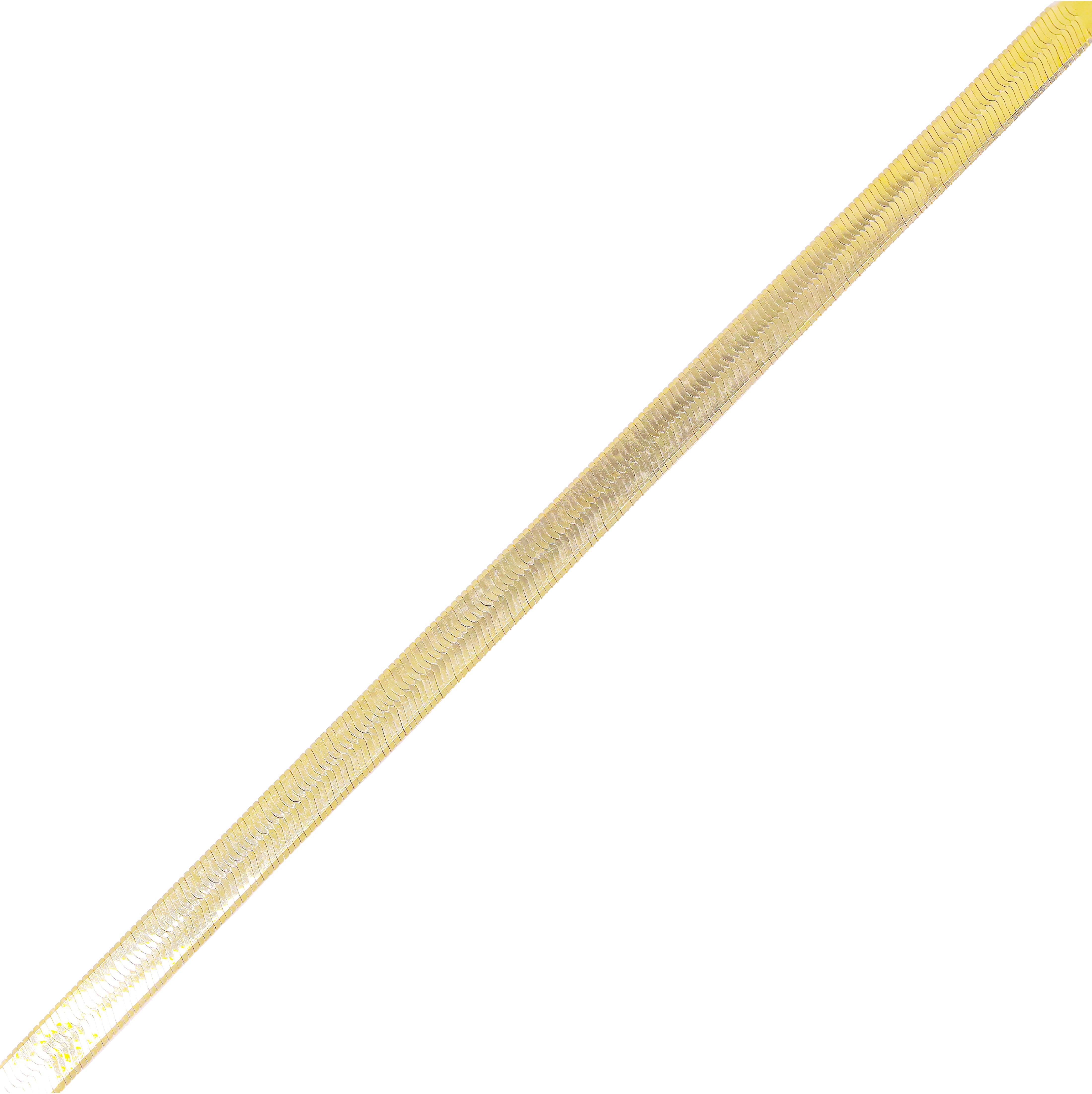 14KT Yellow Gold Herringbone Style Chain