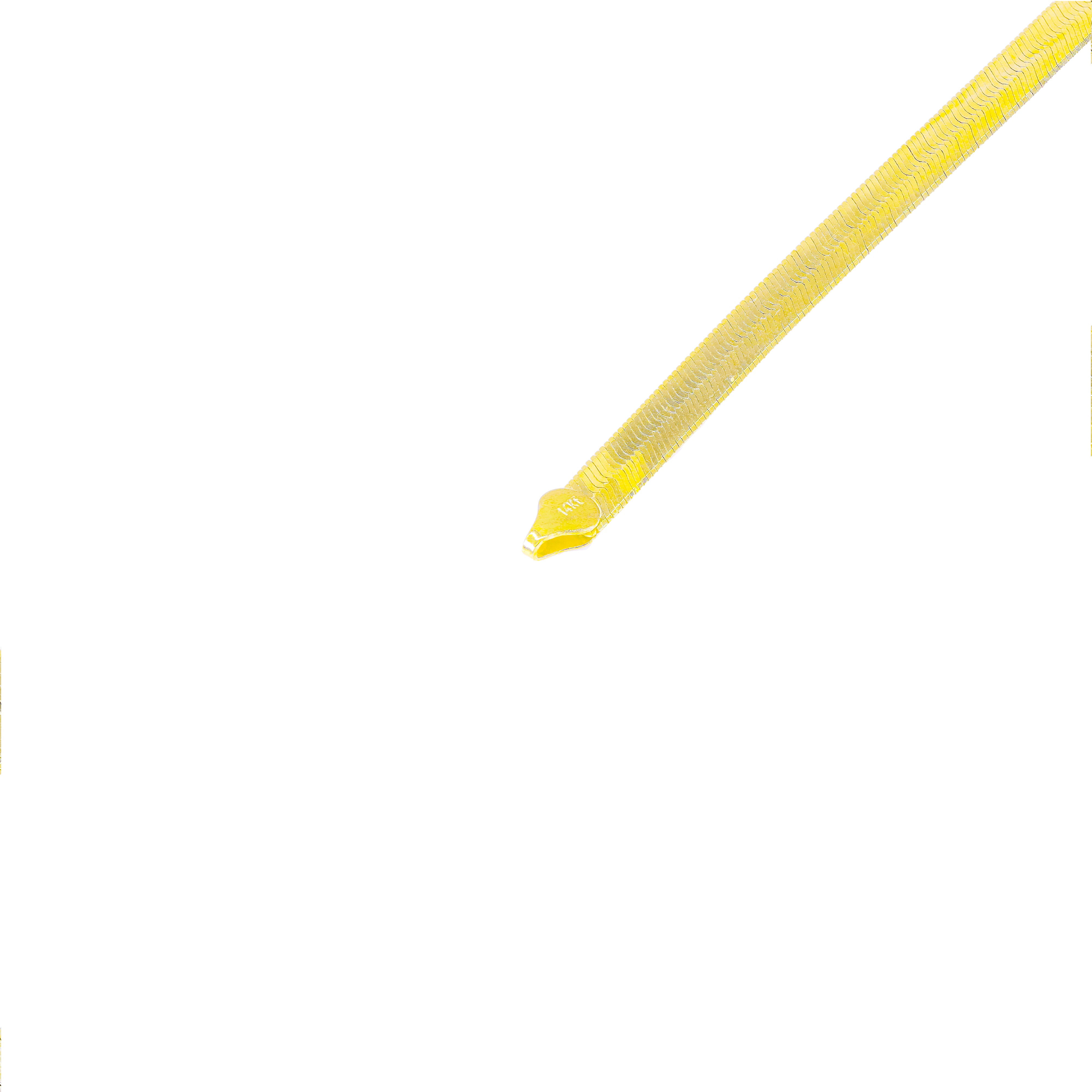 14KT Yellow Gold Herringbone Style Chain