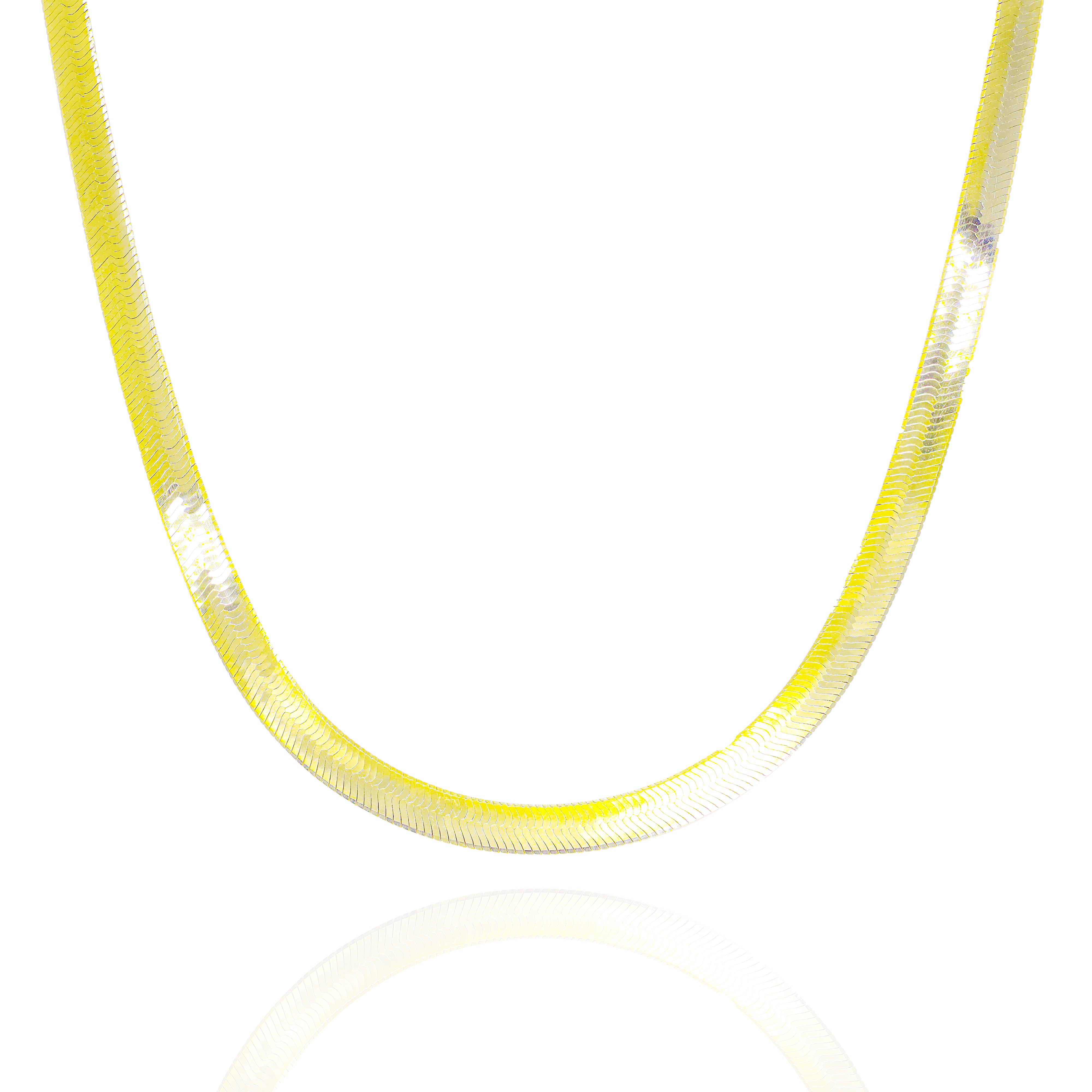 14KT Yellow Gold Herringbone Style Chain