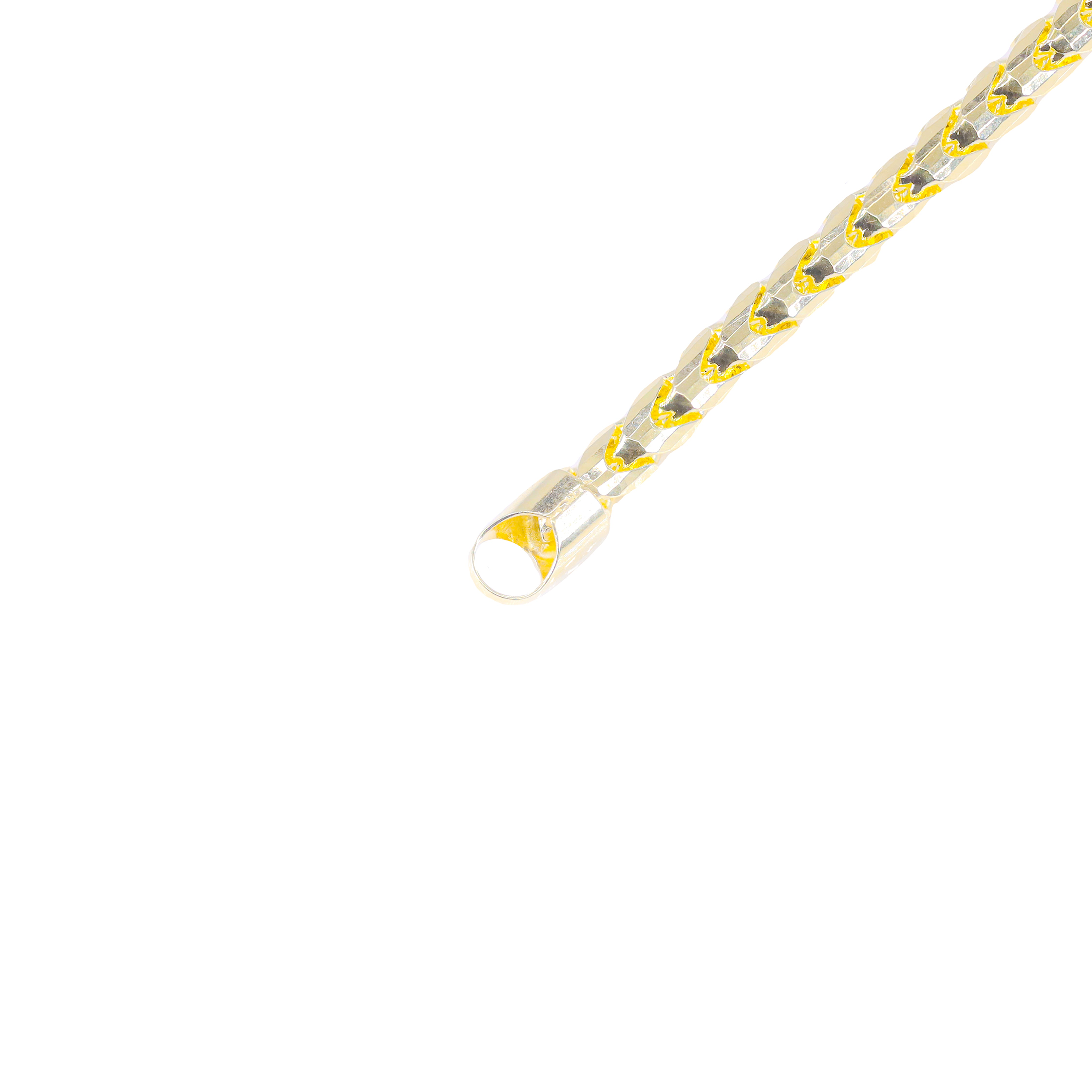 14KT Yellow Gold Solid Rounded Franco Gold Bracelet