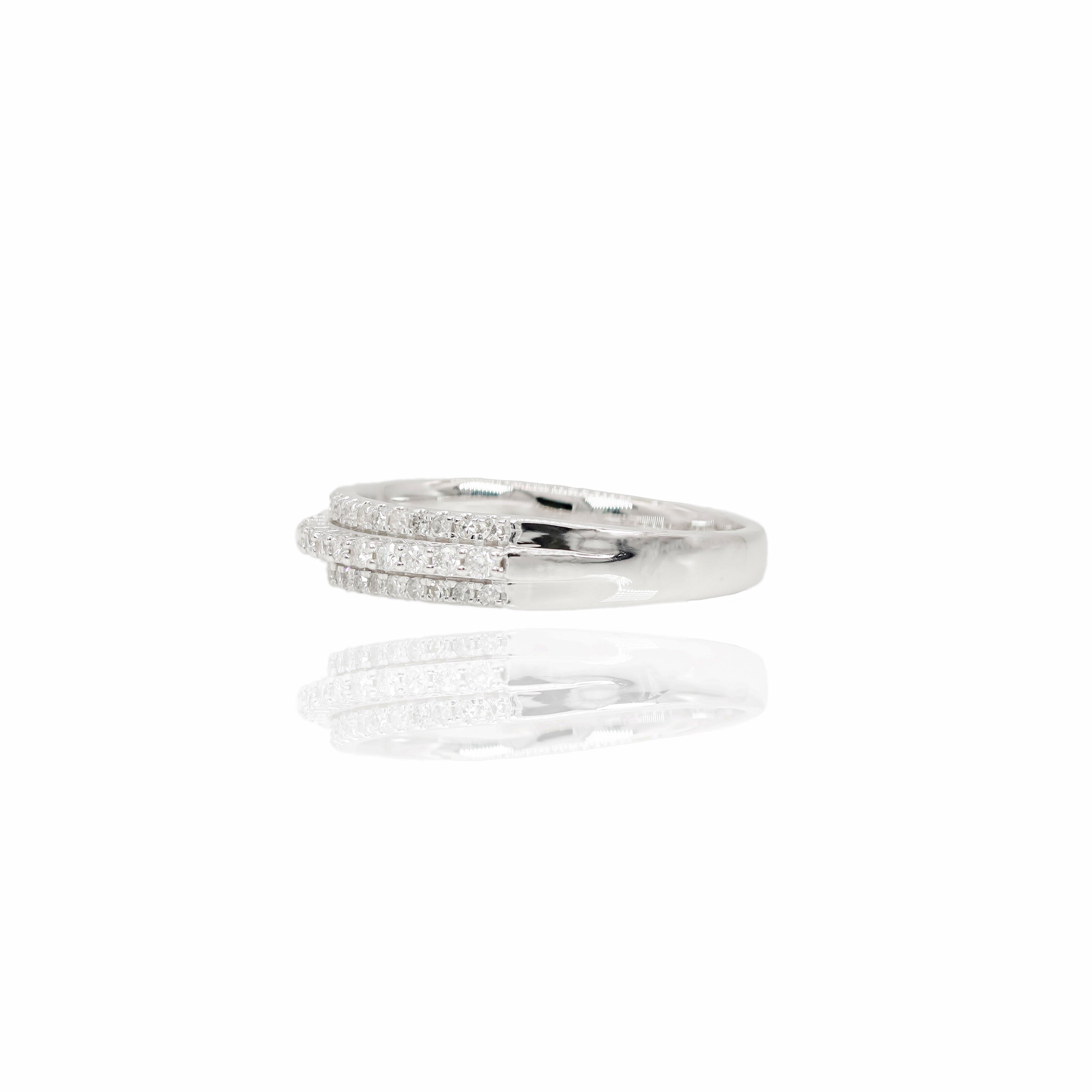 Diamond Heart Shaped Engagement Ring & Band