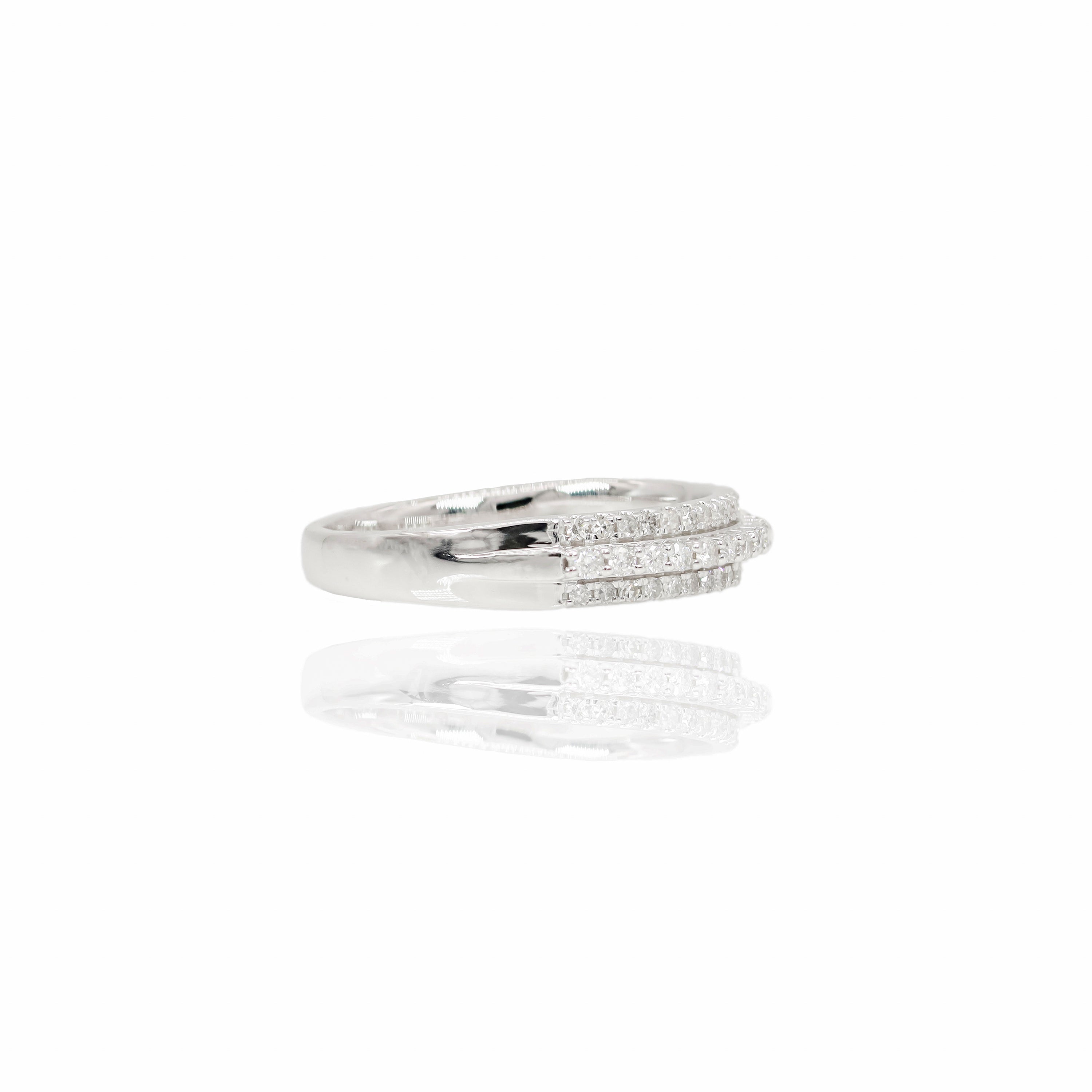 Diamond Heart Shaped Engagement Ring & Band