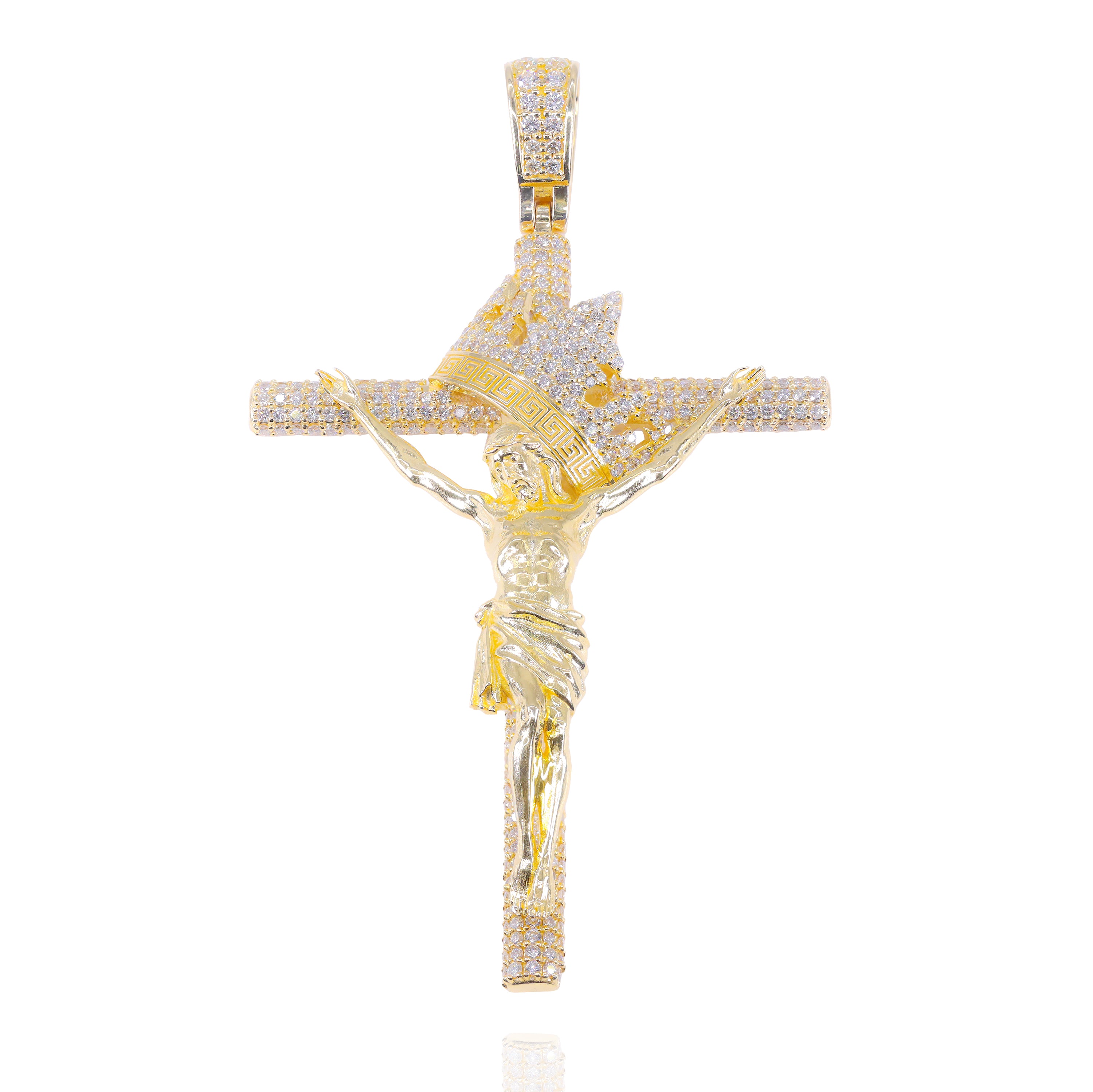 Custom Design Deposit - Solid Gold Jesus on the Cross Diamond Pendant