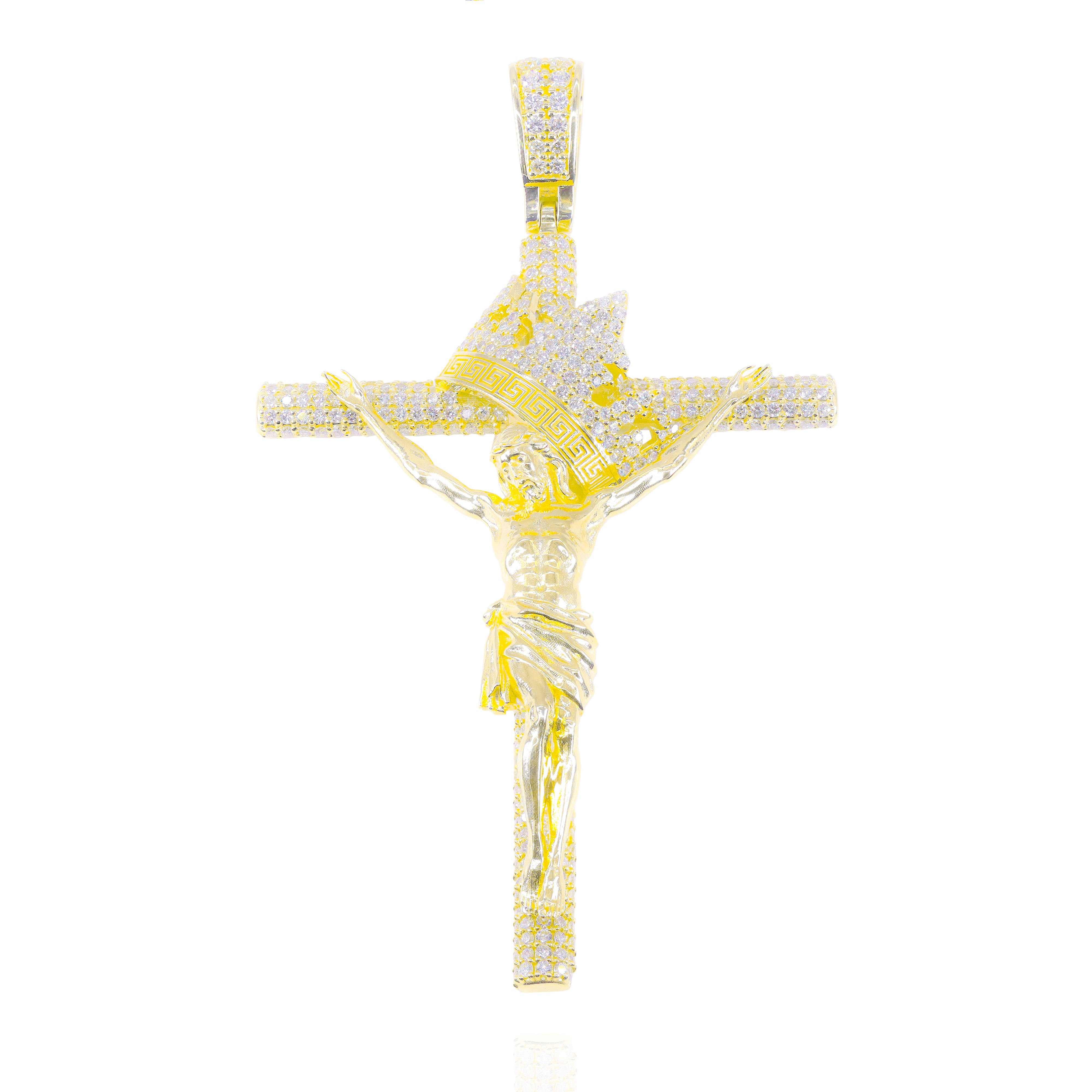Custom Design Deposit - Solid Gold Jesus on the Cross Diamond Pendant