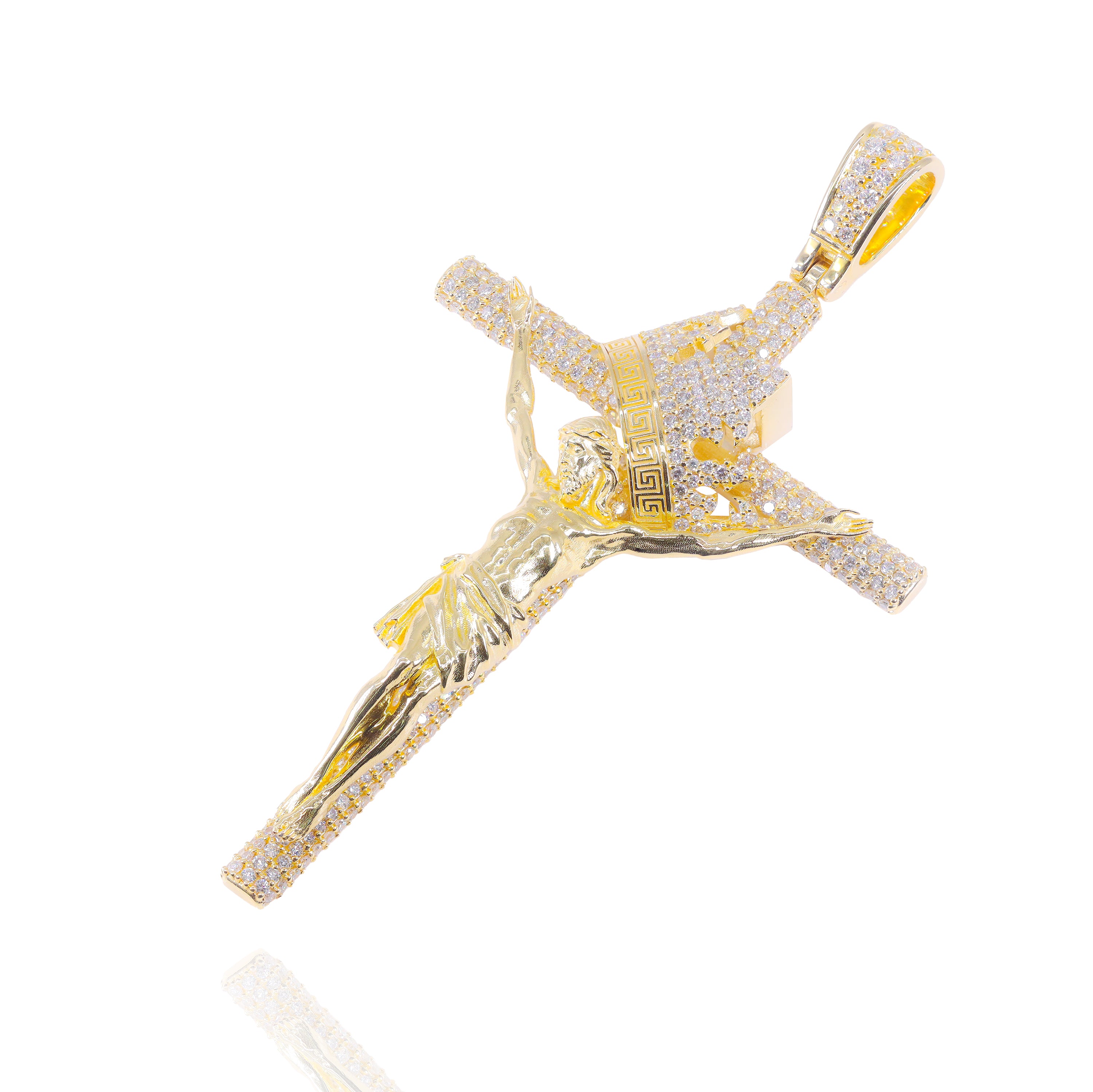 Custom Design Deposit - Solid Gold Jesus on the Cross Diamond Pendant