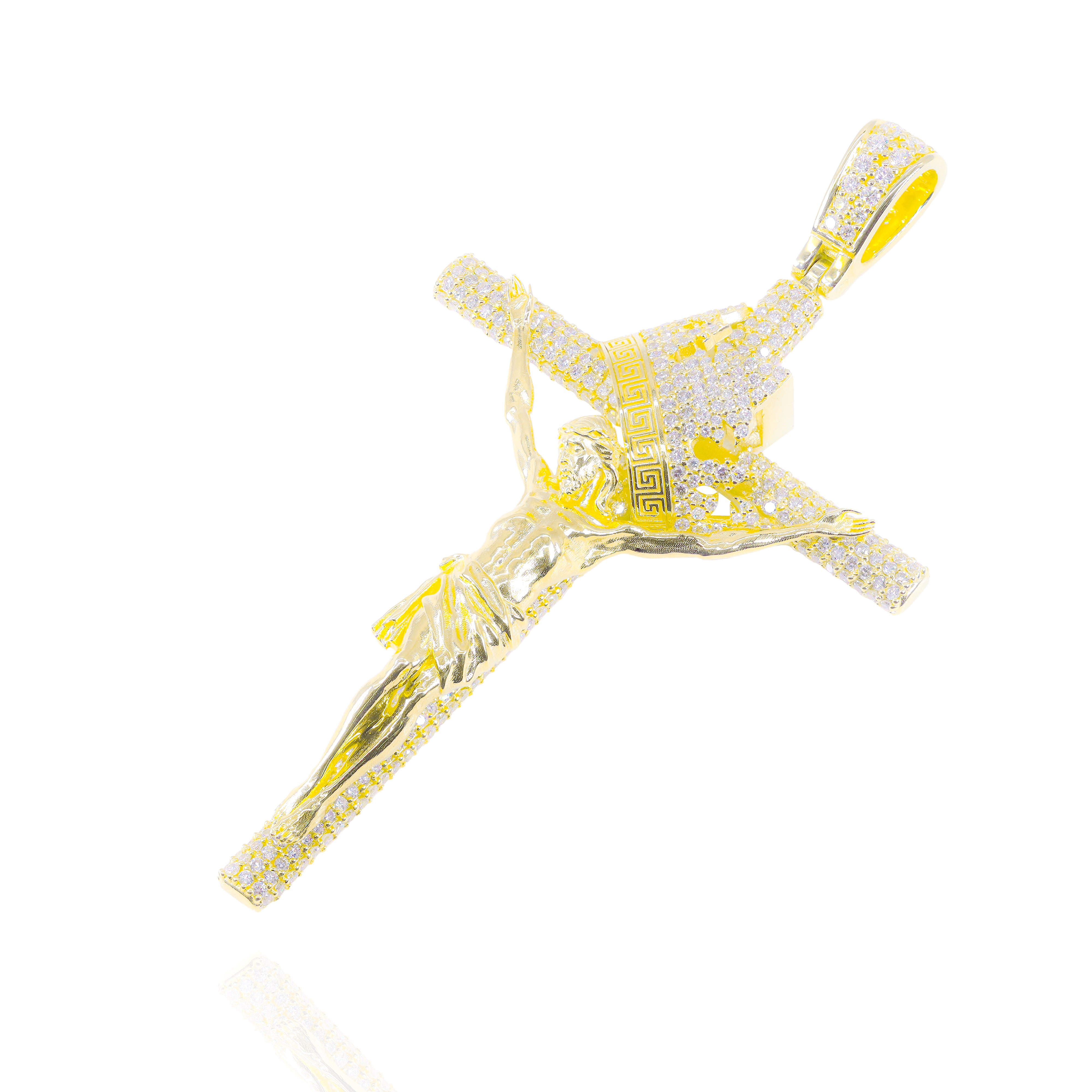 Custom Design Deposit - Solid Gold Jesus on the Cross Diamond Pendant