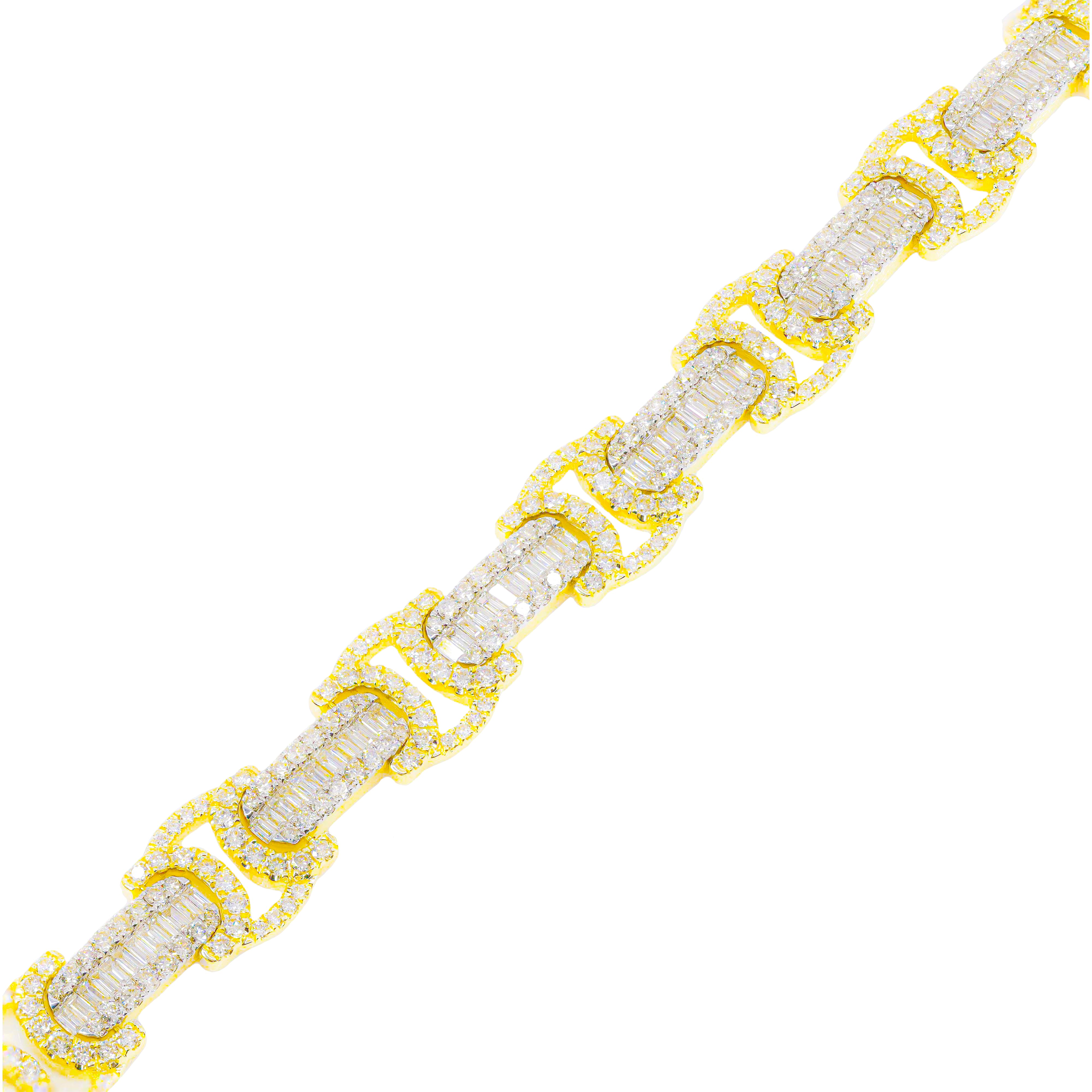 Byzantine Baguette Diamond Bracelet
