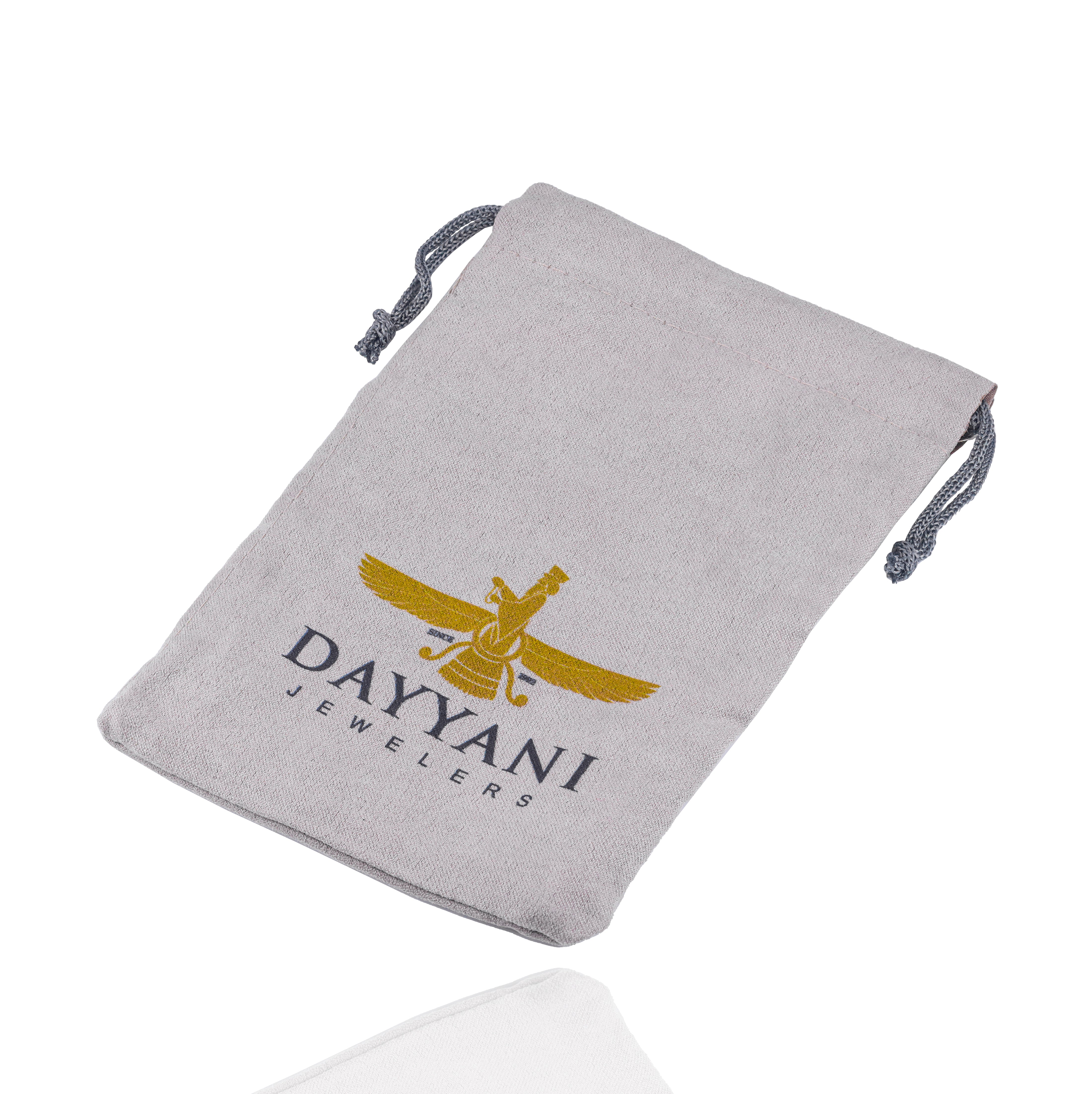 Double Pocket Suede Jewelry Pouch/Holder
