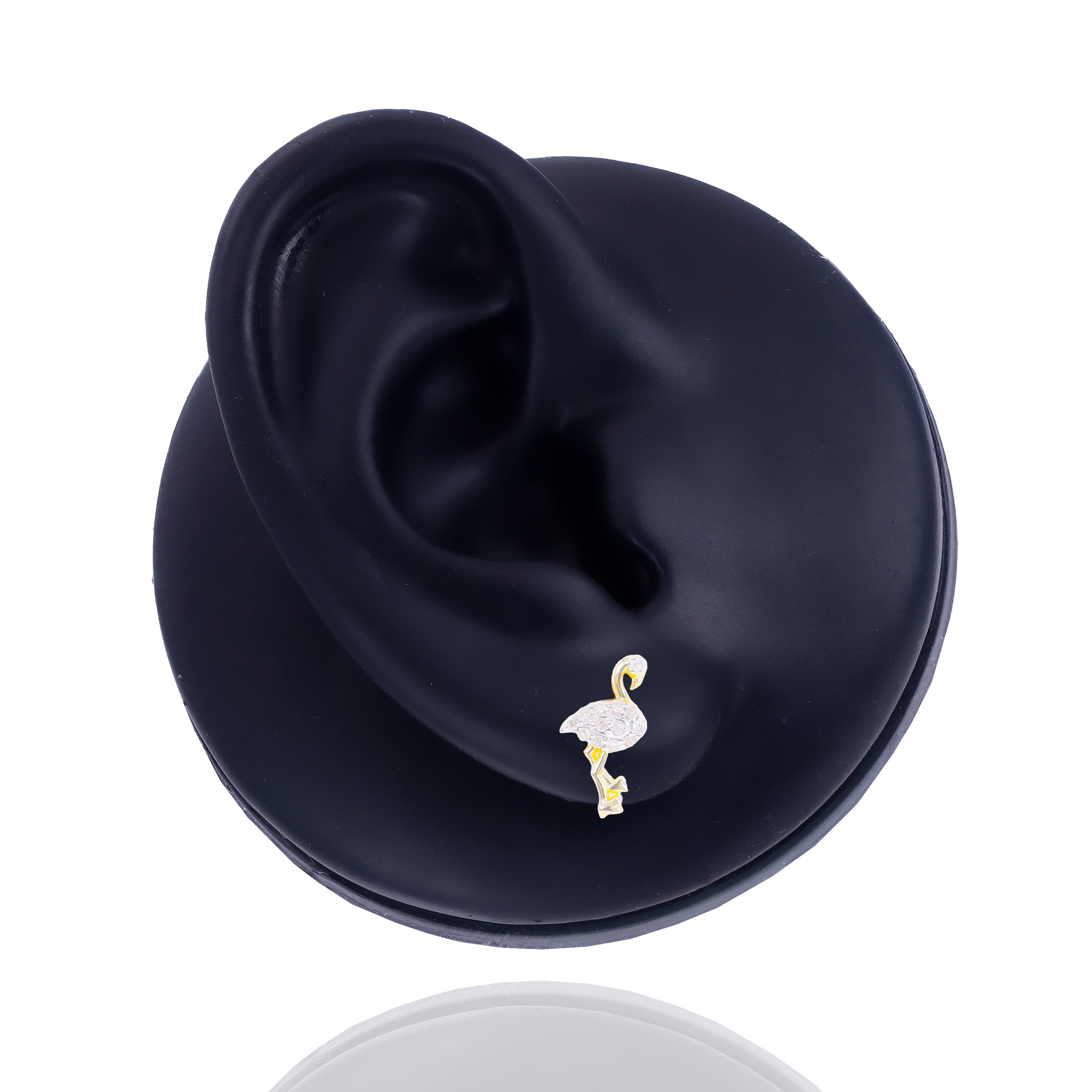 Diamond Flamingo Diamond Earrings