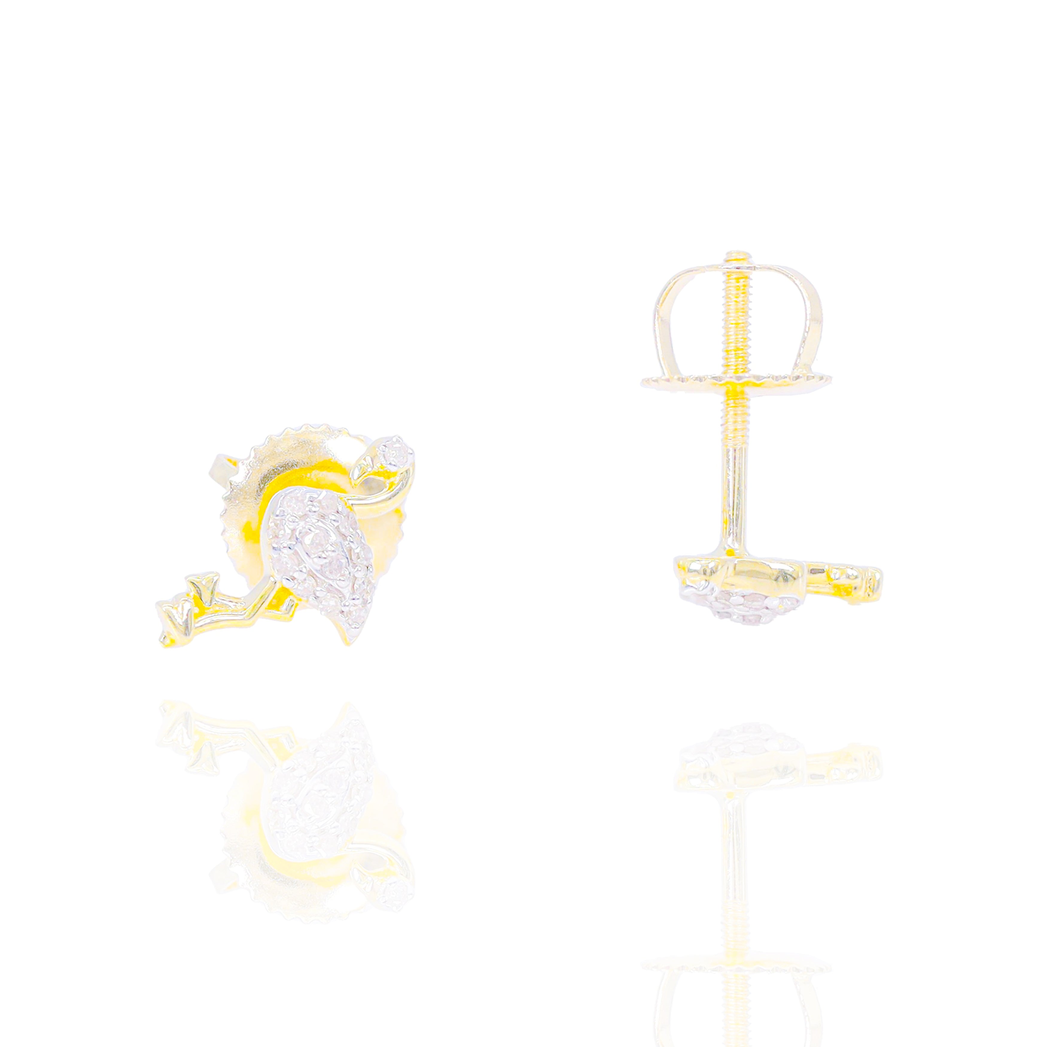 Diamond Flamingo Diamond Earrings
