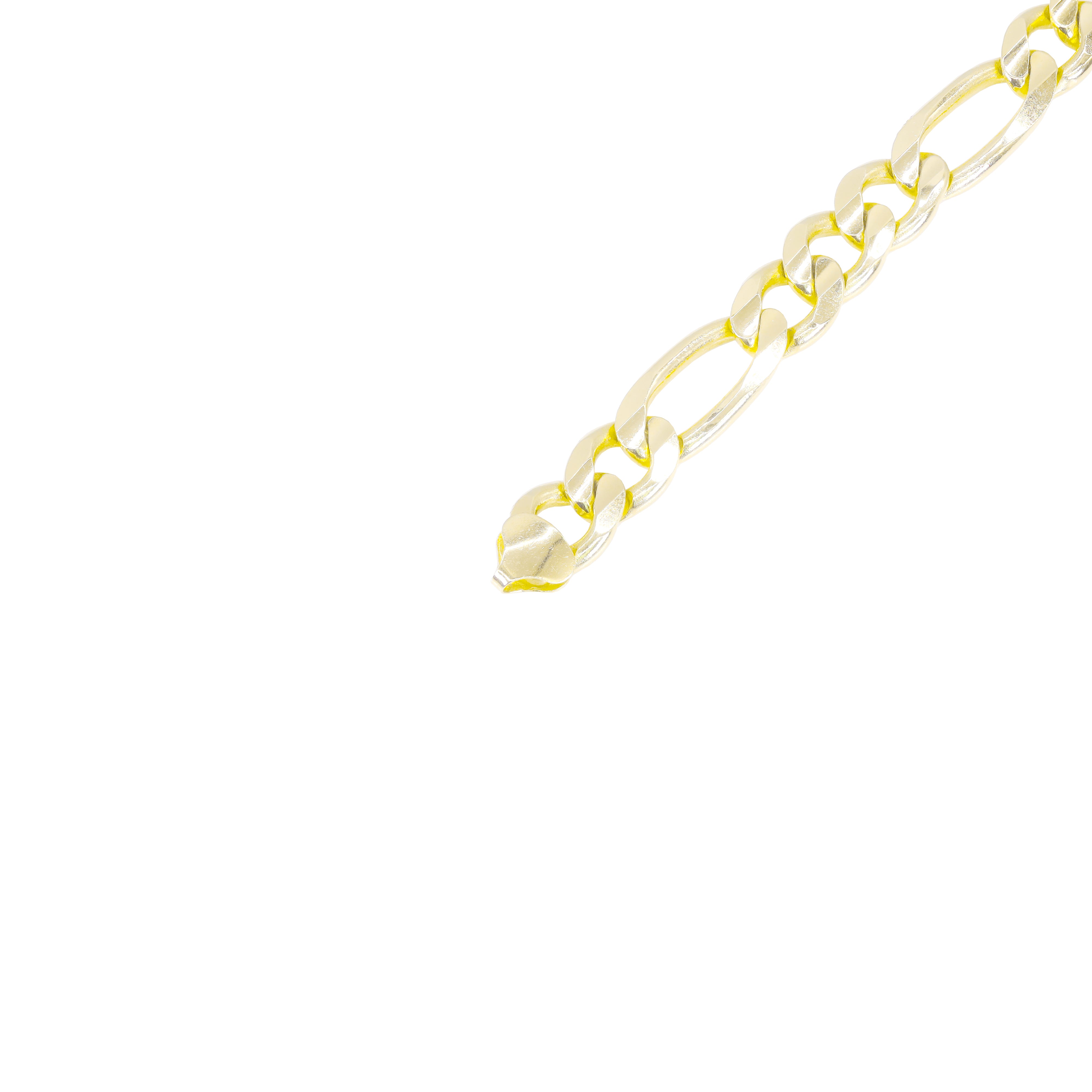 14KT Solid Yellow Gold Figaro Chain