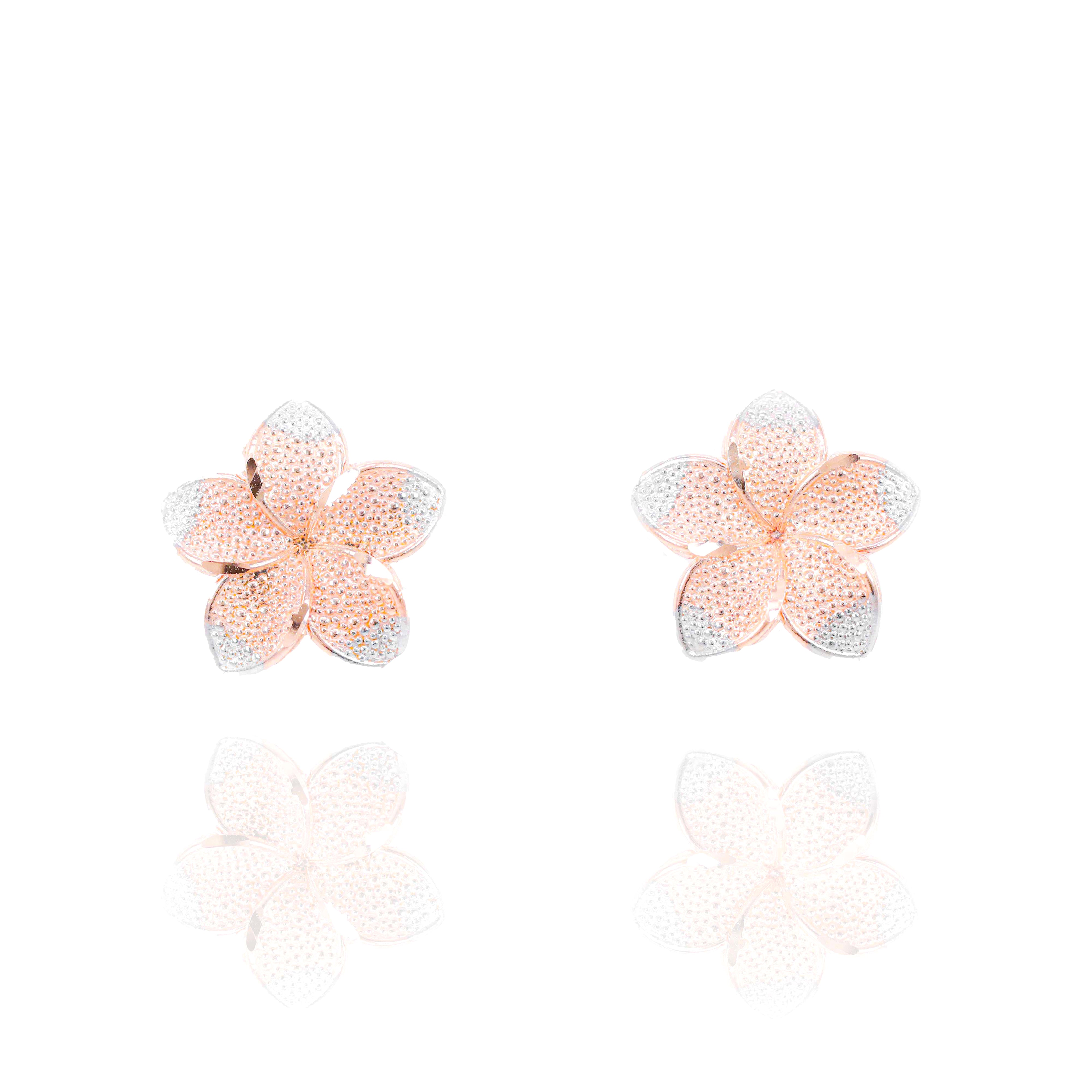 Gold Flower Earrings