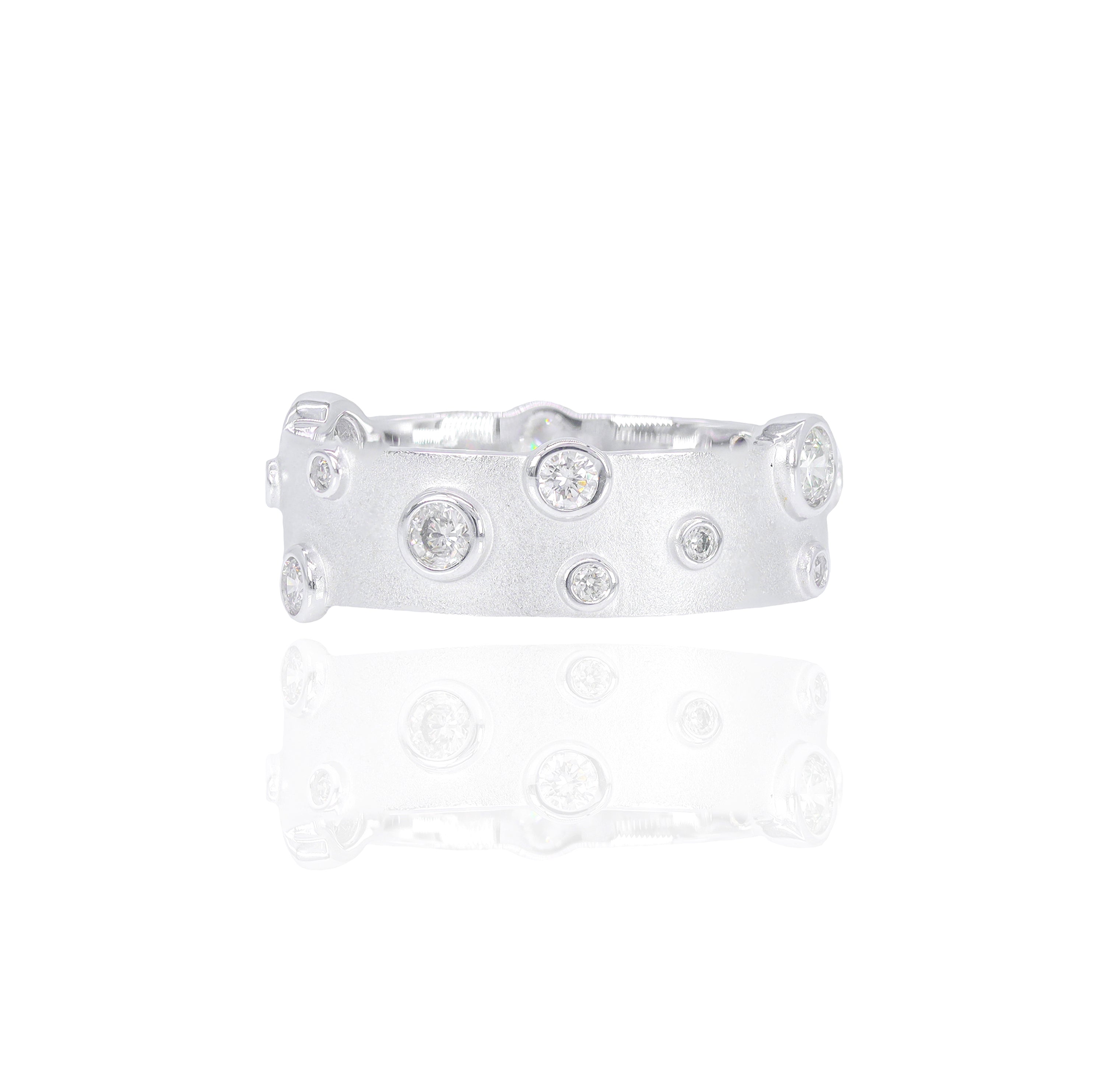Moon Diamond Eternity Ring
