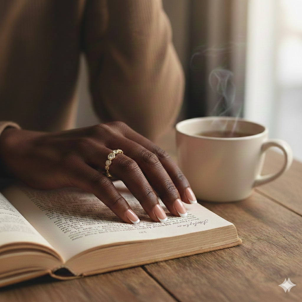 5 Stone Diamond Bezel Band