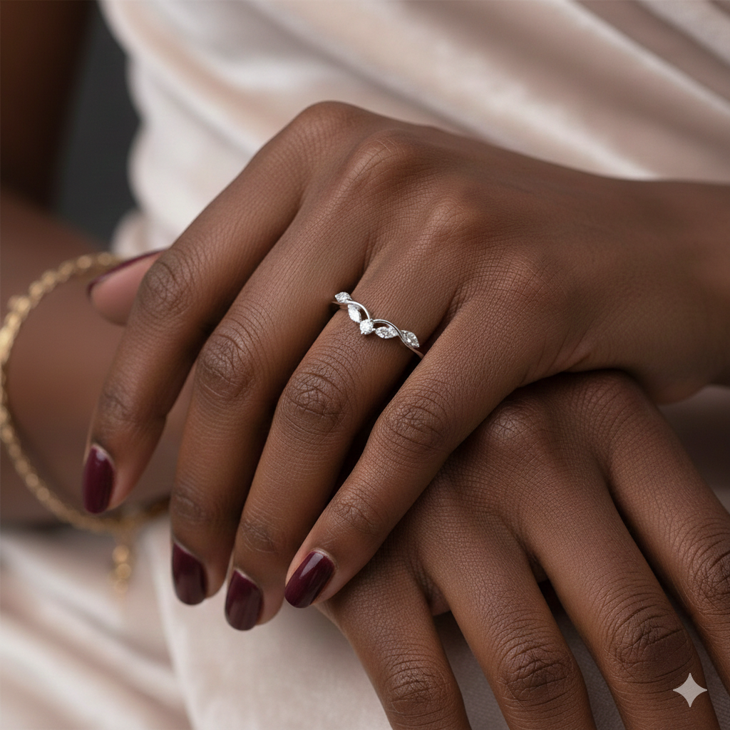 Entwined Diamond Ring