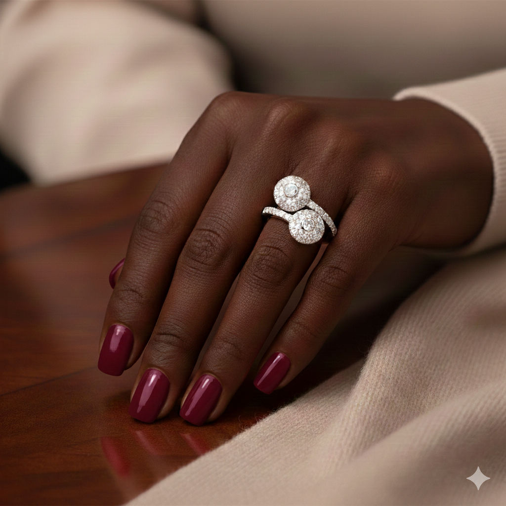 Open Concept Diamond Eternity Ring