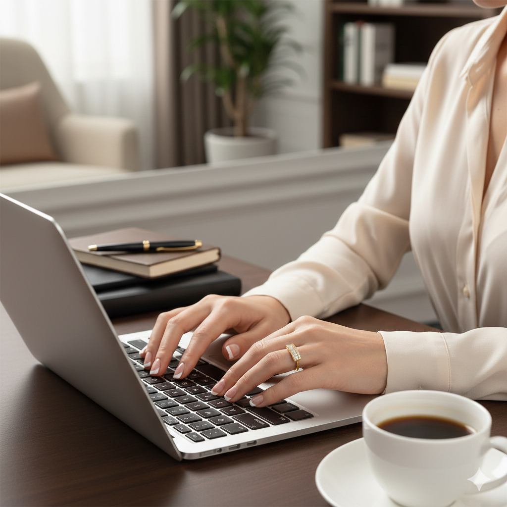 Center Baguette Diamond Row with Gold Band