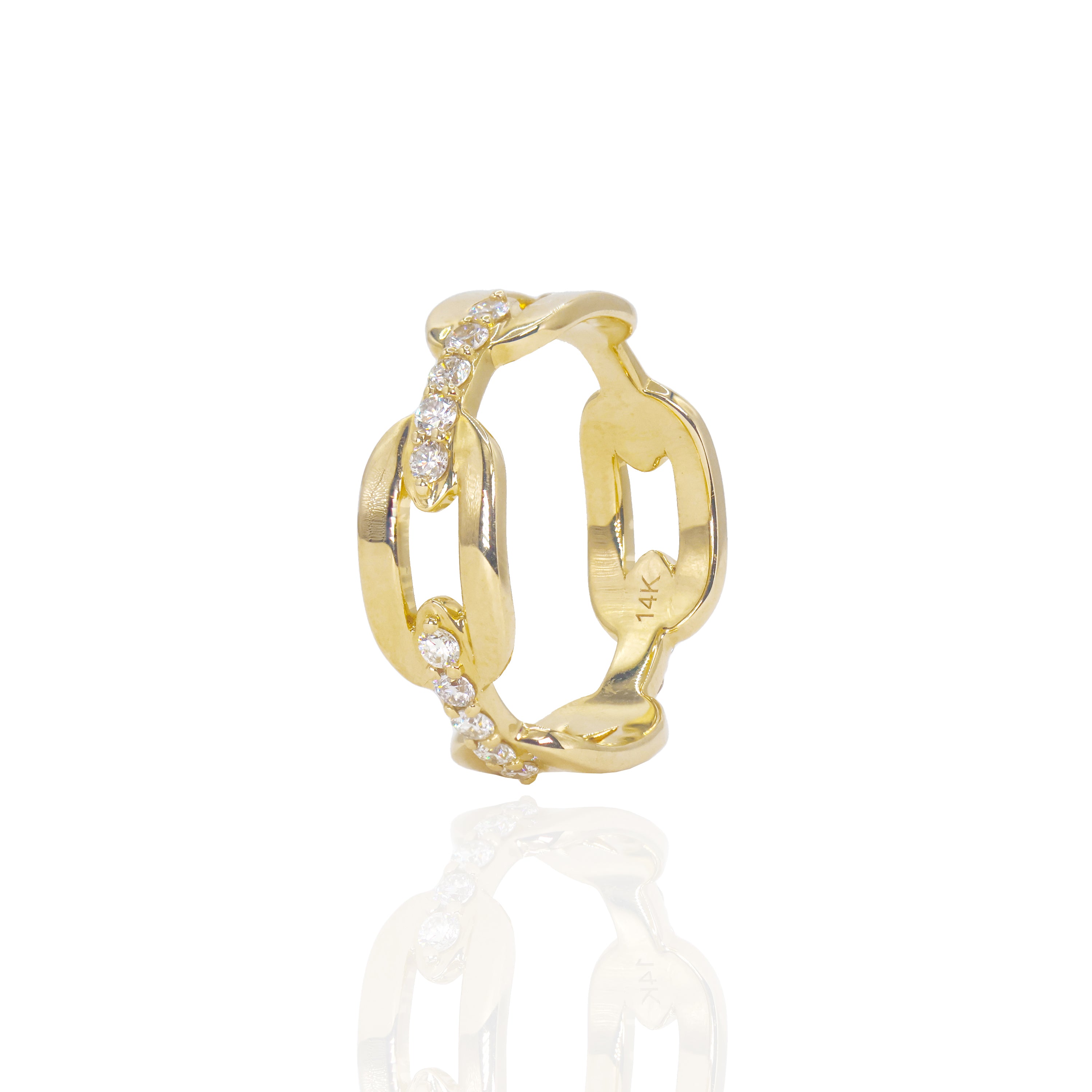 Gold HERMES DIAMOND Band