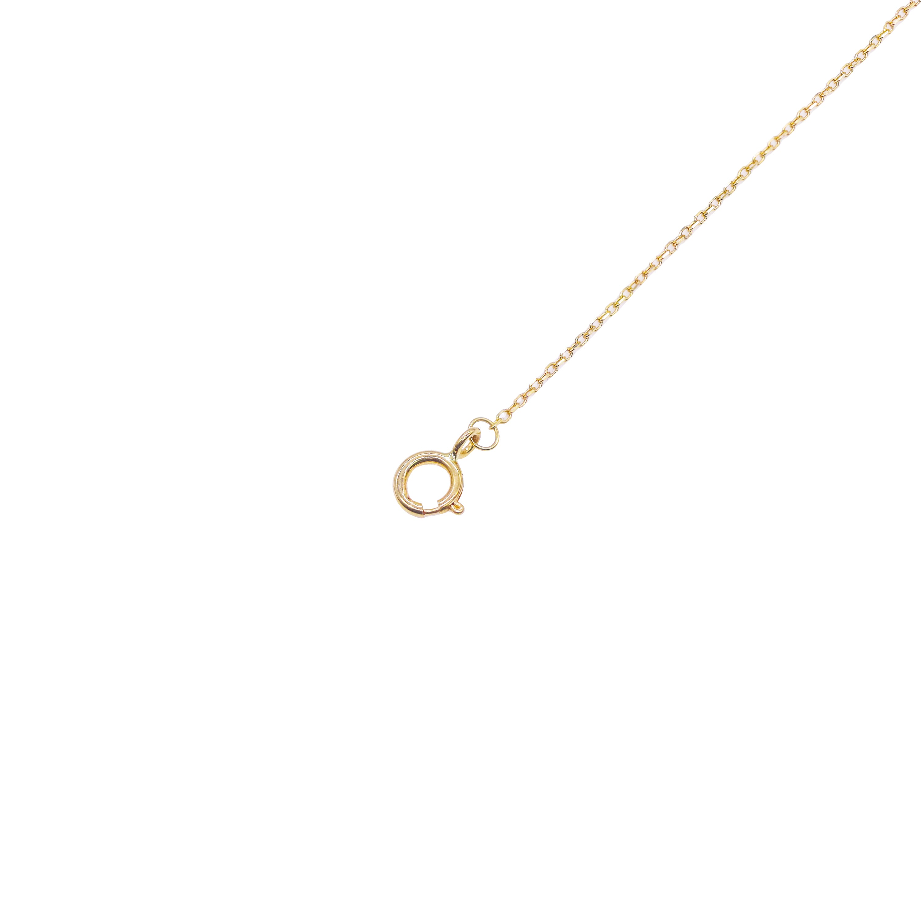 20 Pointer Pear Shape Diamond Heart Pendant with Chain