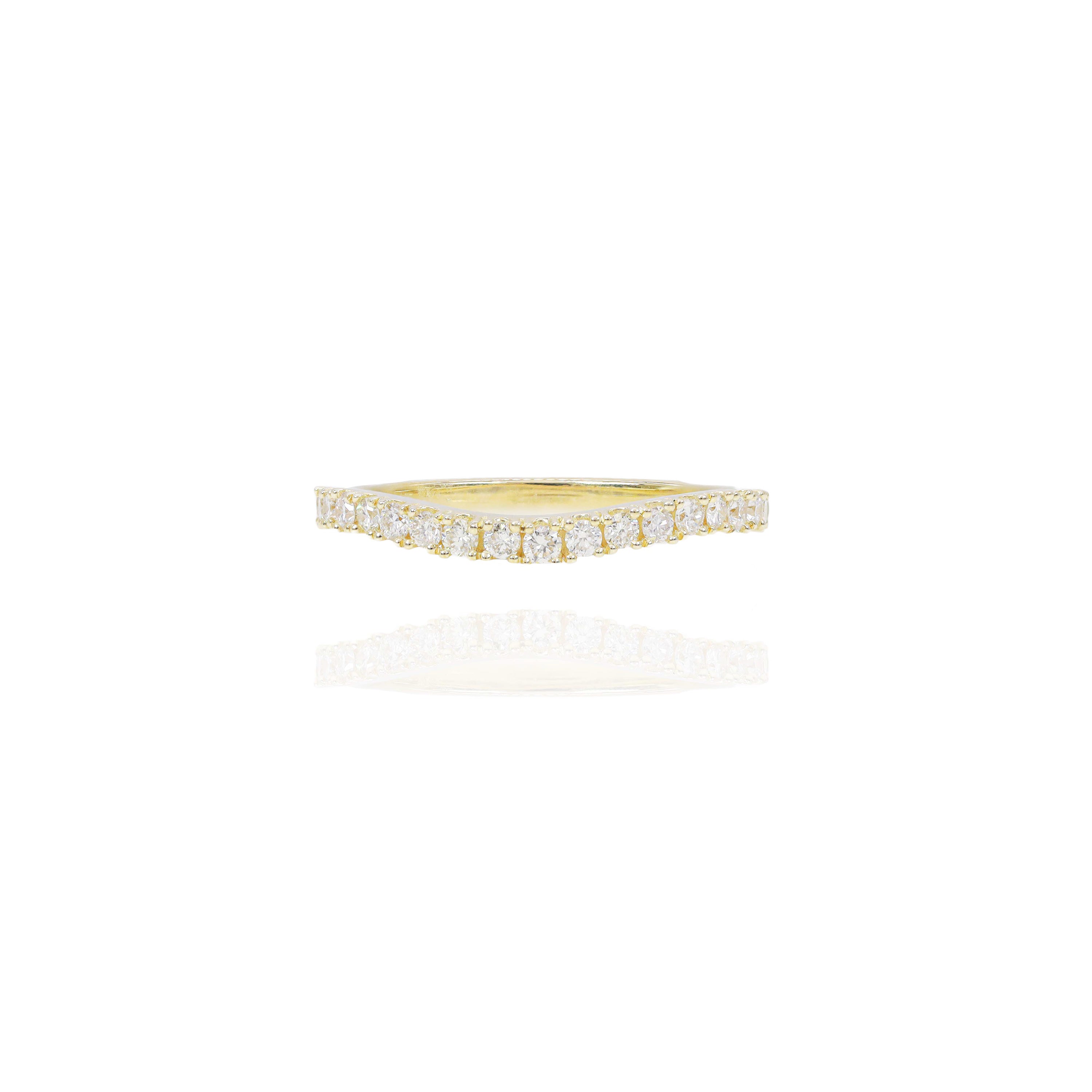 Pear Shape Diamond Cluster Engagement Ring & Band