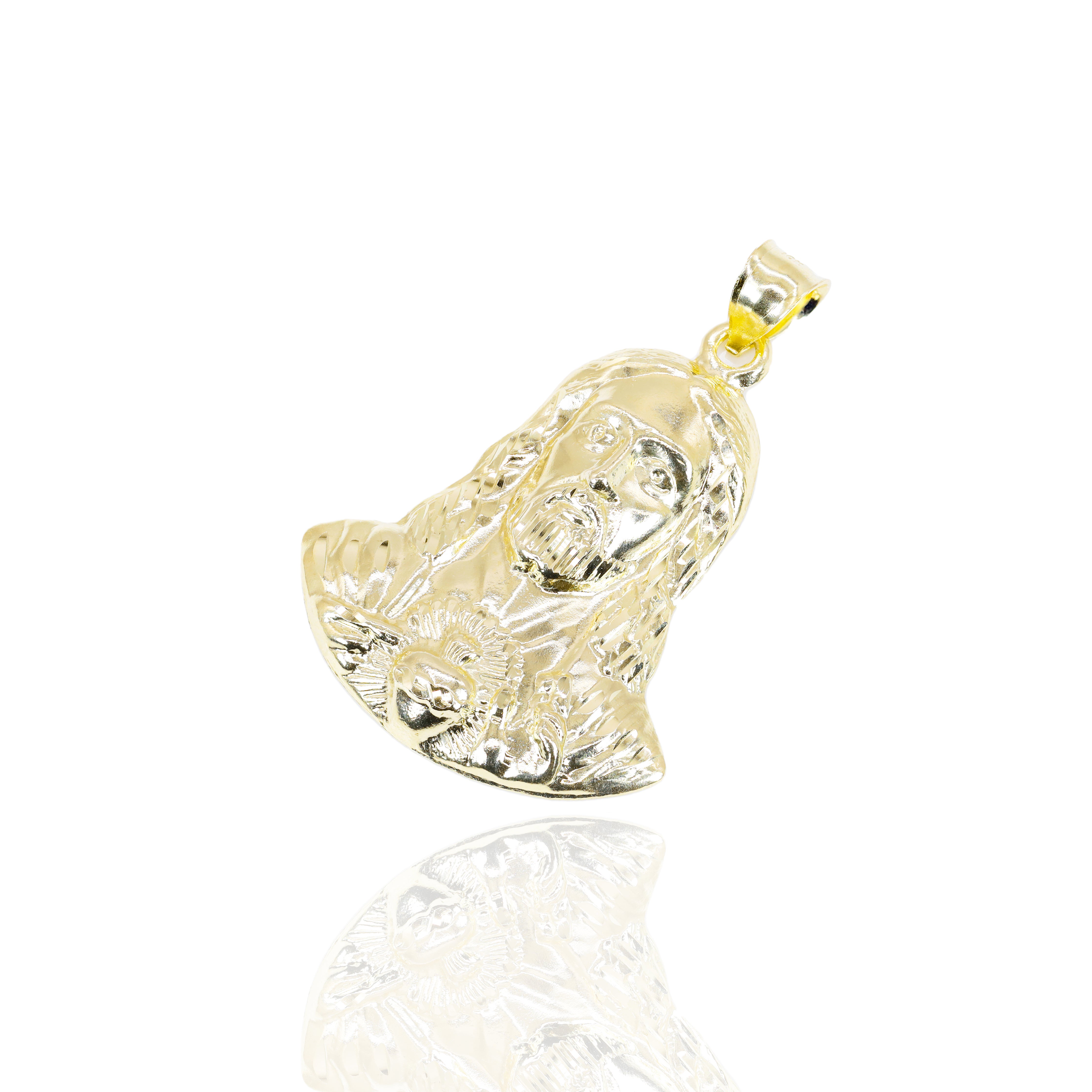 Jesus Solid Gold Pendant