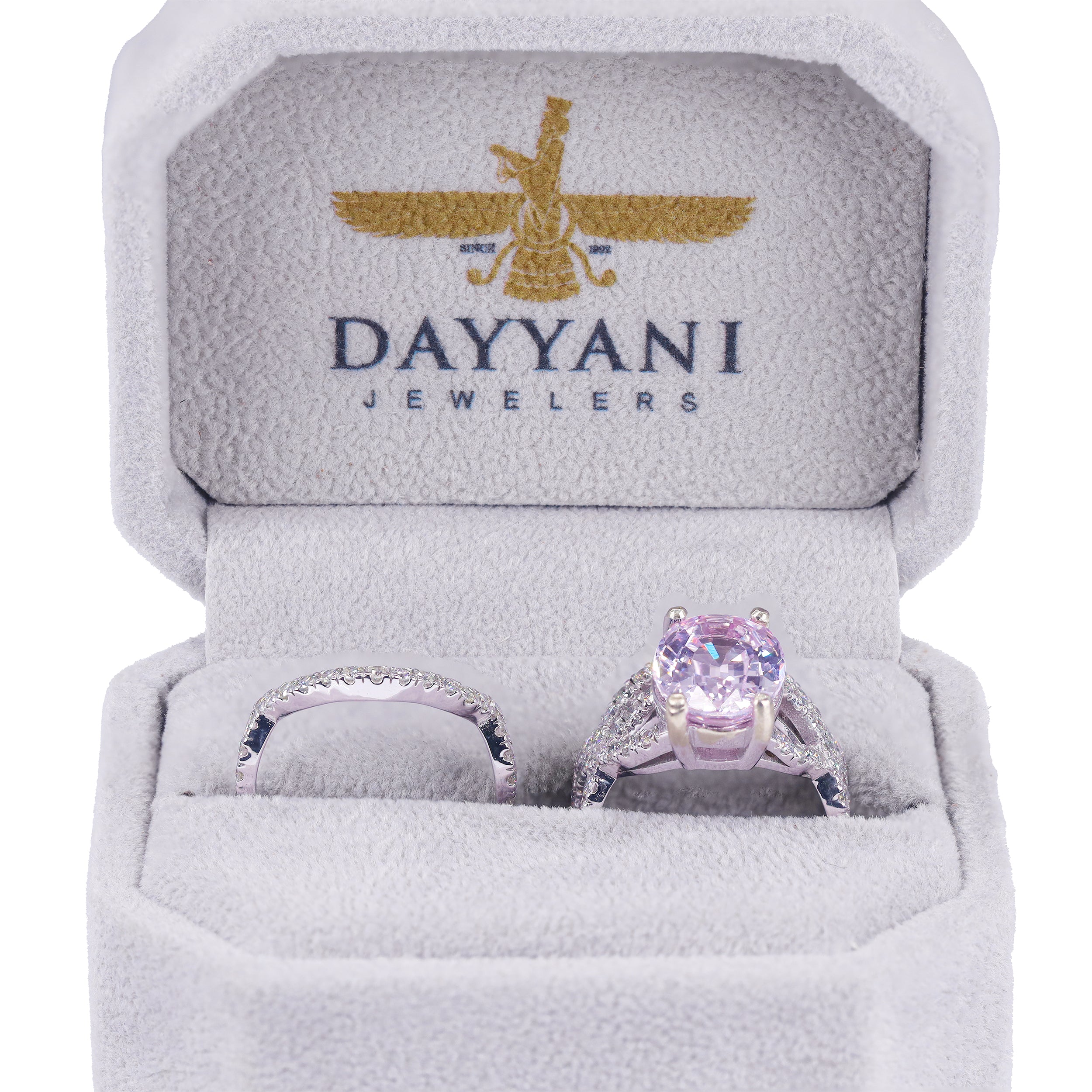Custom Design Deposit - Natural Pink Sapphire Gemstone Diamond Engagement Ring