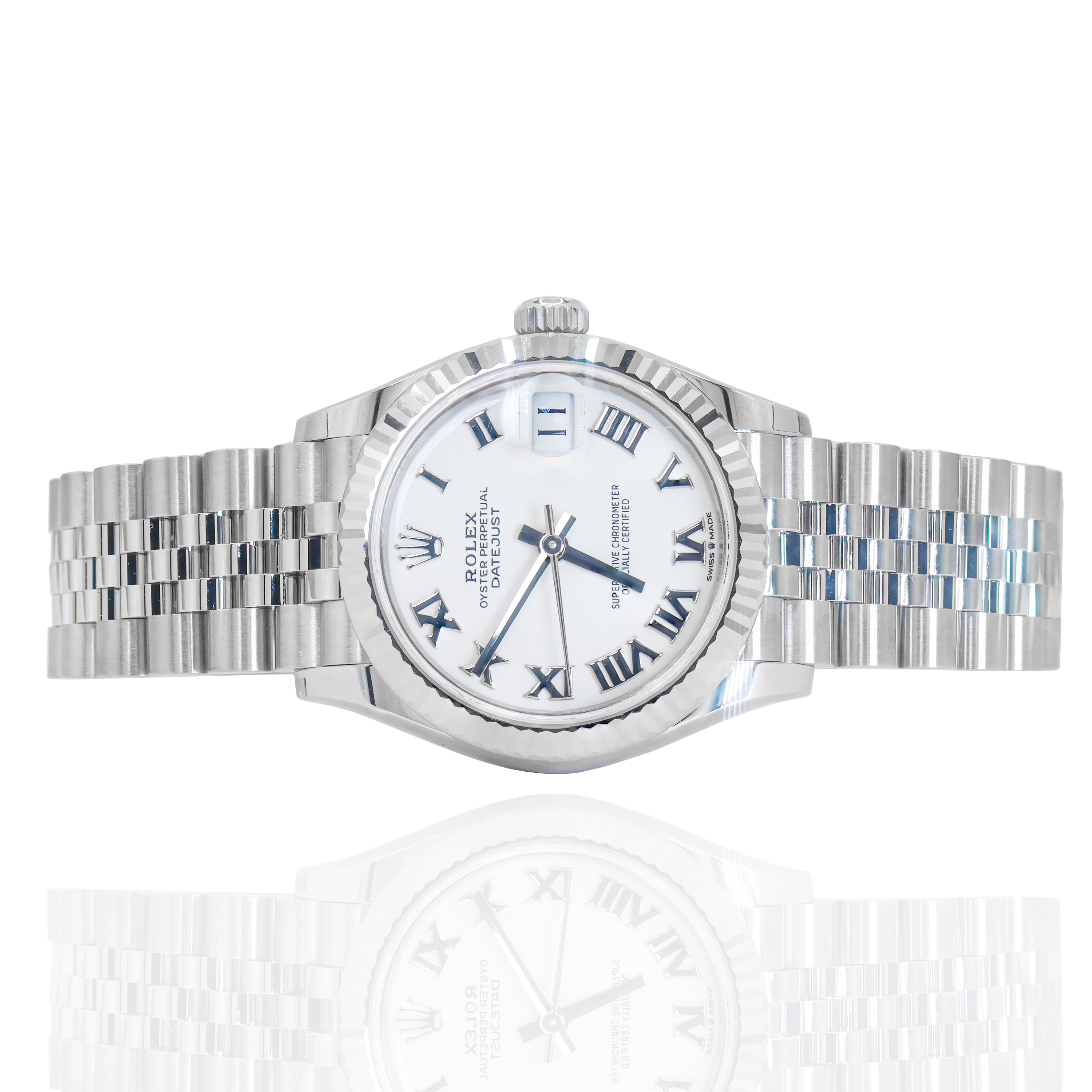 Rolex 278274 Datejust 31mm White Roman Dial