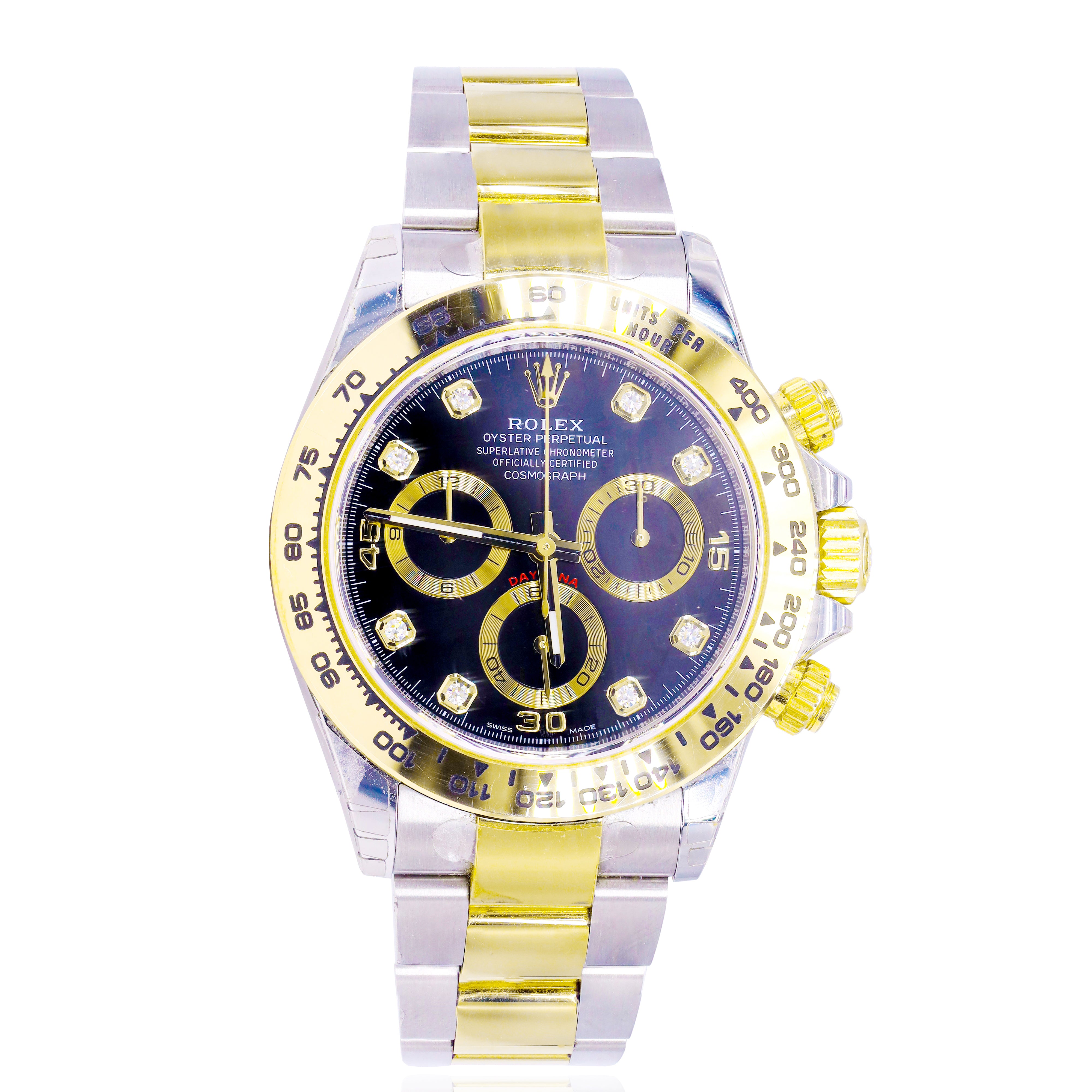 ROLEX 116503 DAYTONA 40MM BLACK DIAMOND DIAL