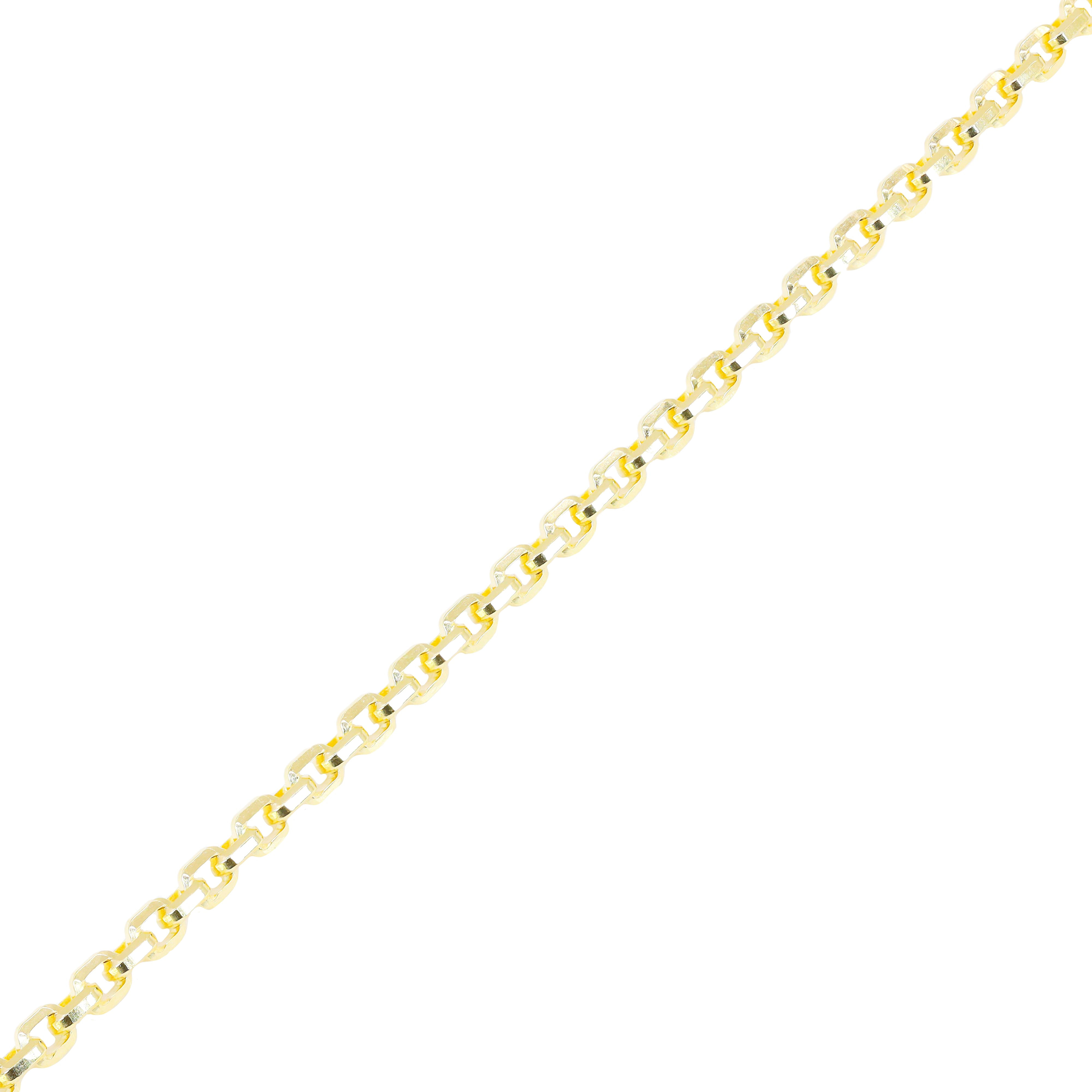 10KT Solid Hermes Link Yellow Gold Chain