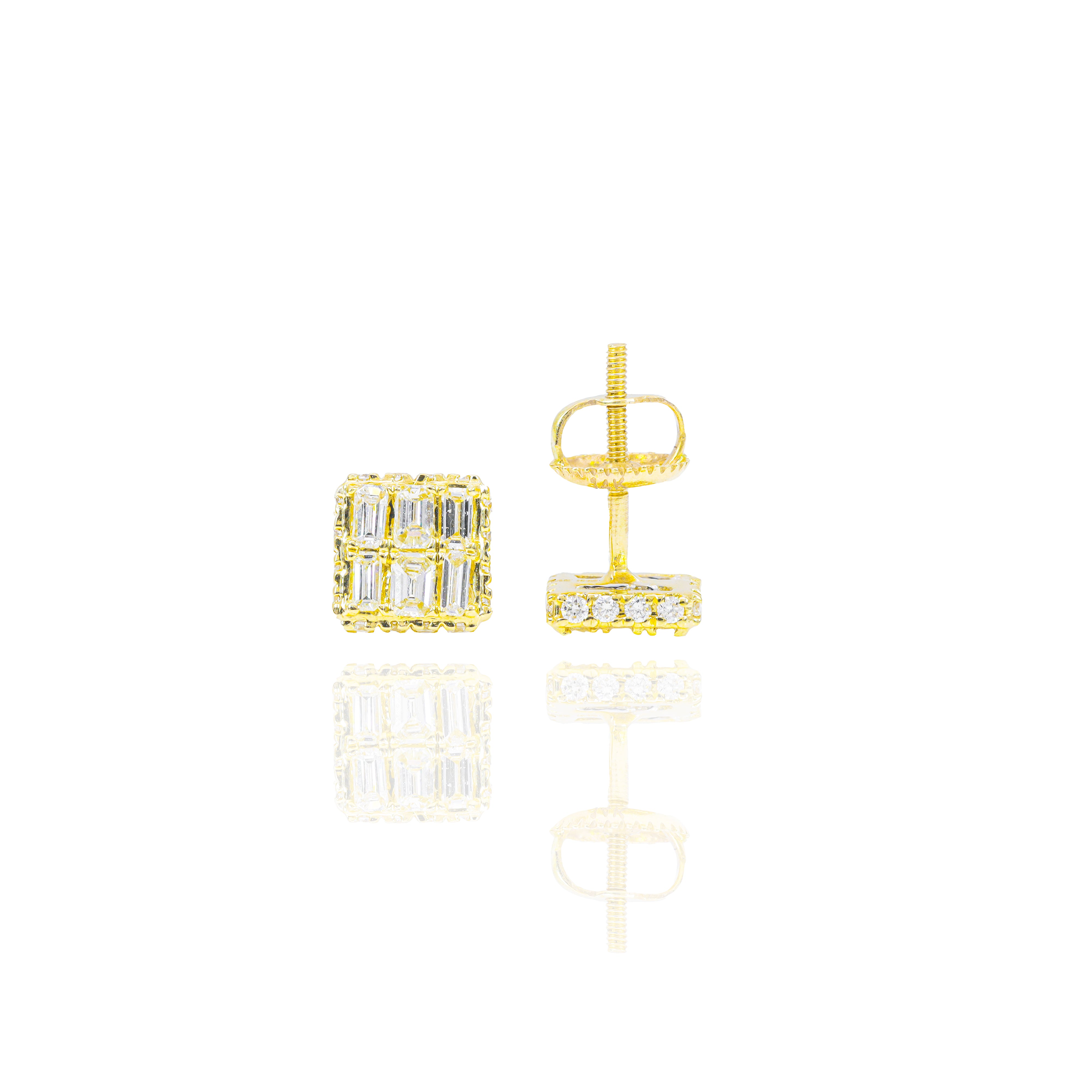 Emerald Diamond Earrings
