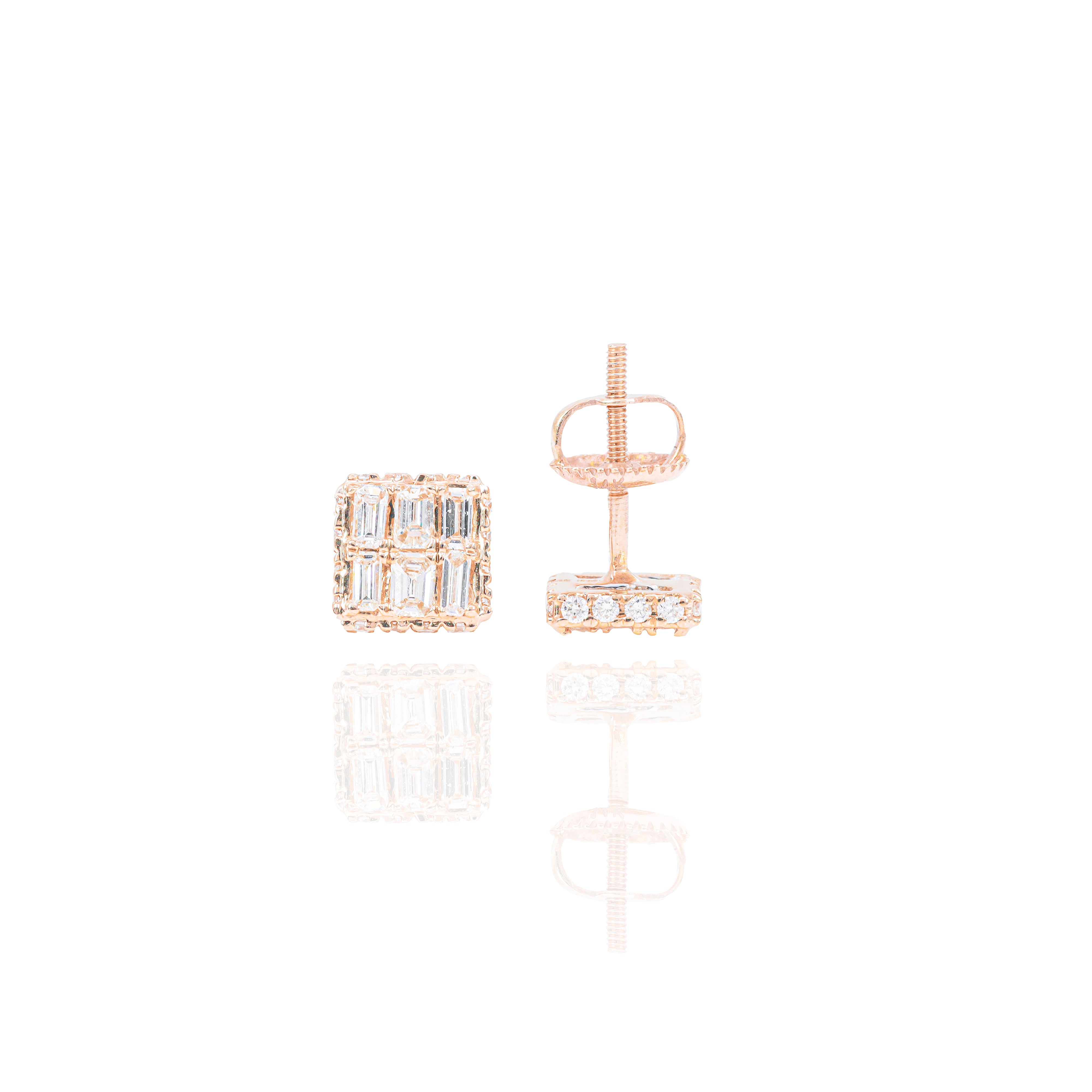 Emerald Diamond Earrings