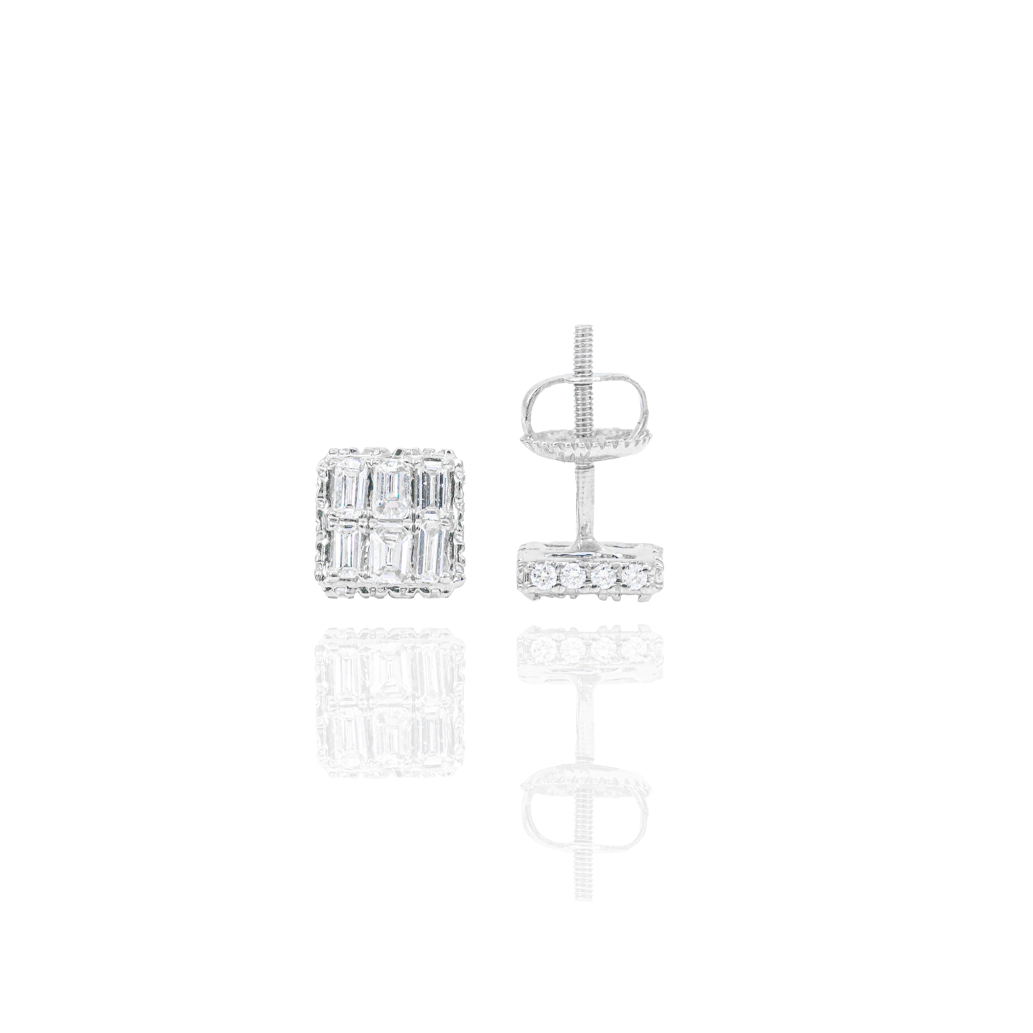 Emerald Diamond Earrings