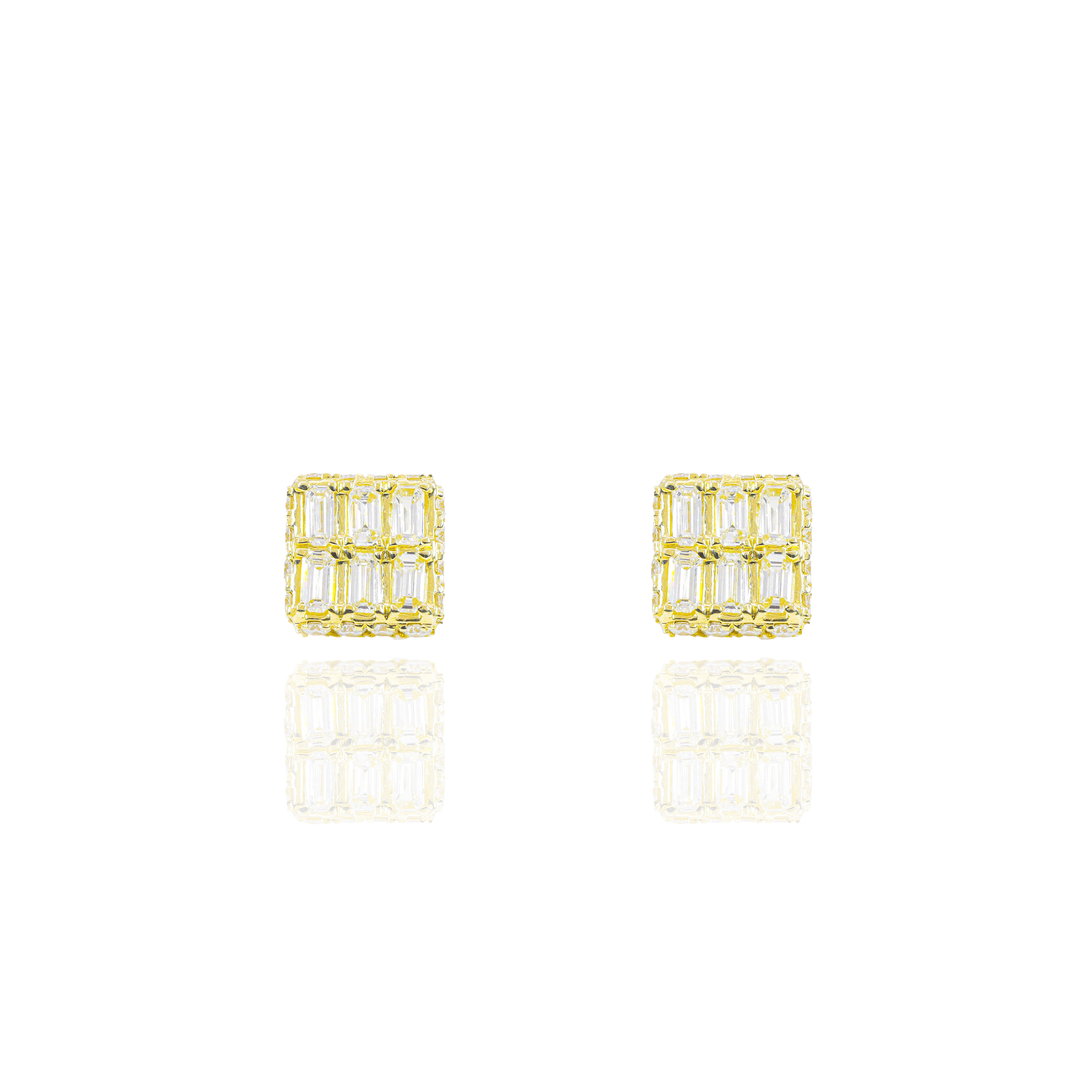 Emerald Diamond Earrings